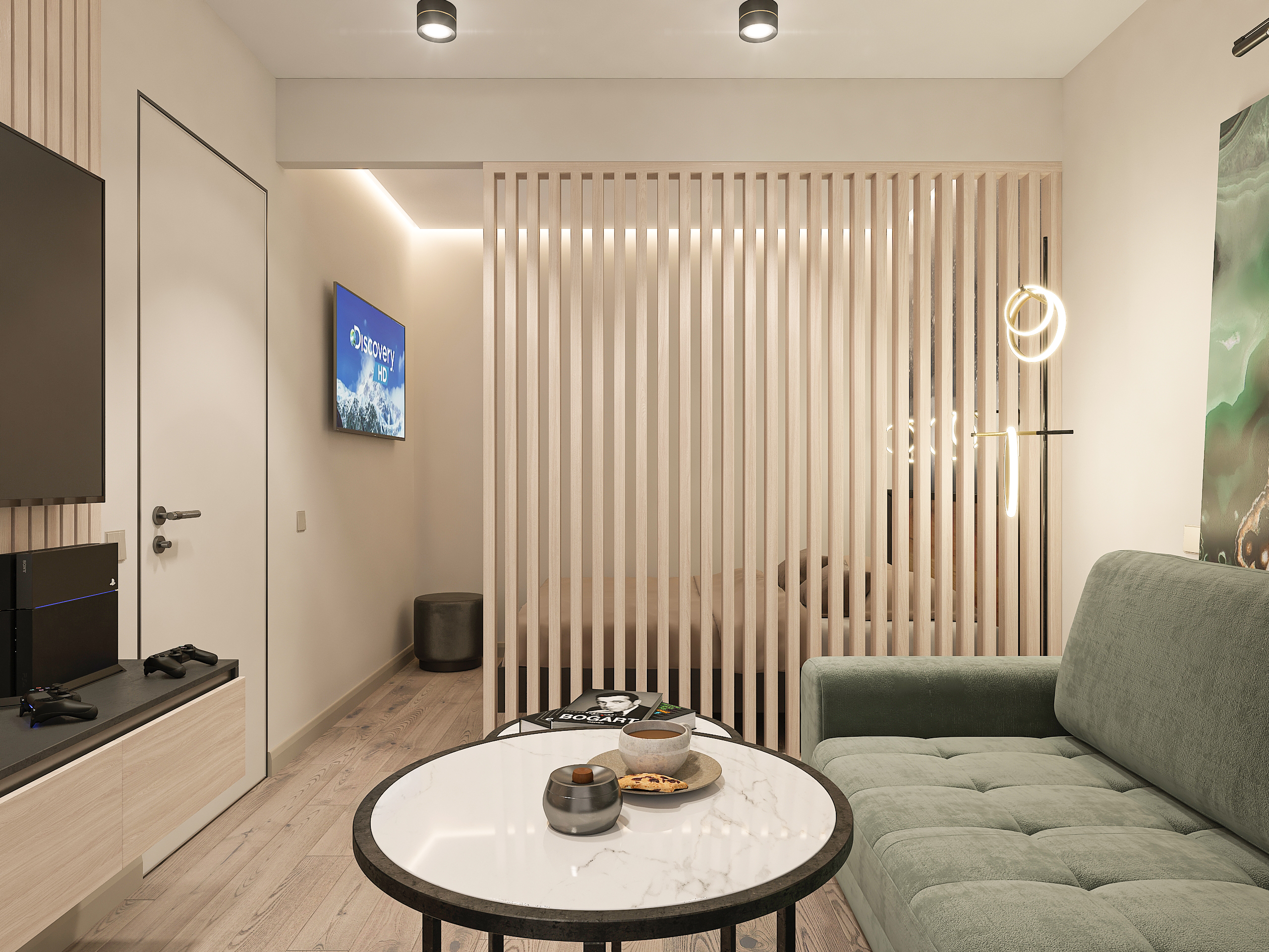 Дизайн-проект двухкомнатной квартиры в ЖК Две Реки в Самаре