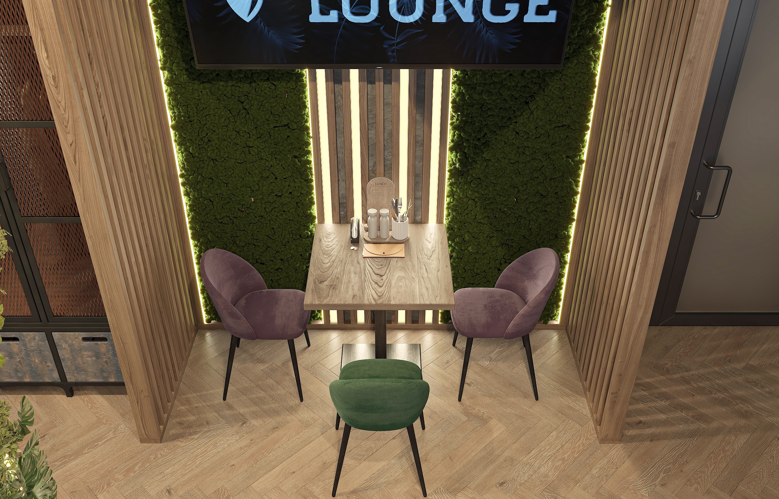 Дизайн-проект лаунж бара "63 LOUNGE" в Самаре