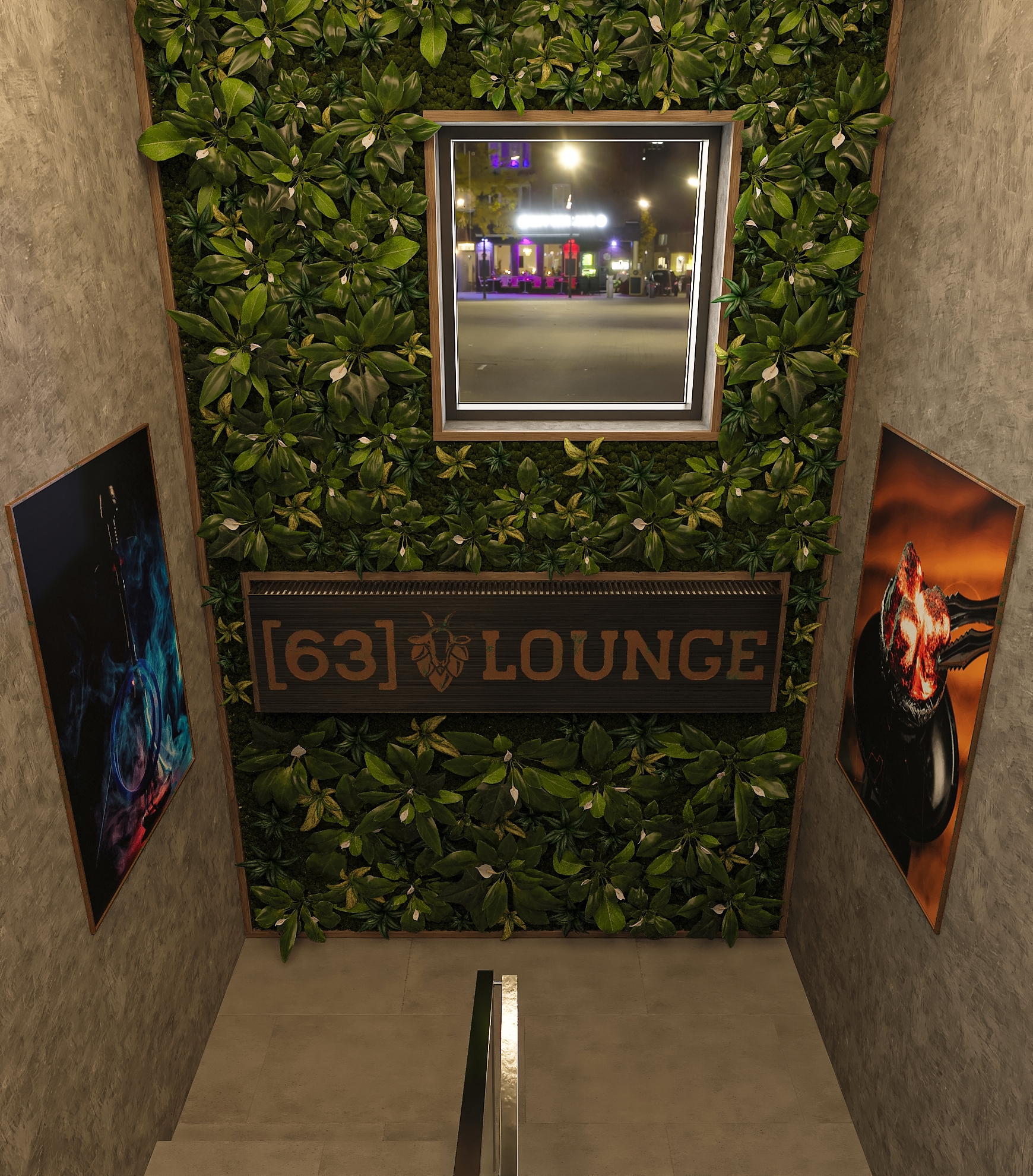 Дизайн-проект лаунж бара "63 LOUNGE" в Самаре