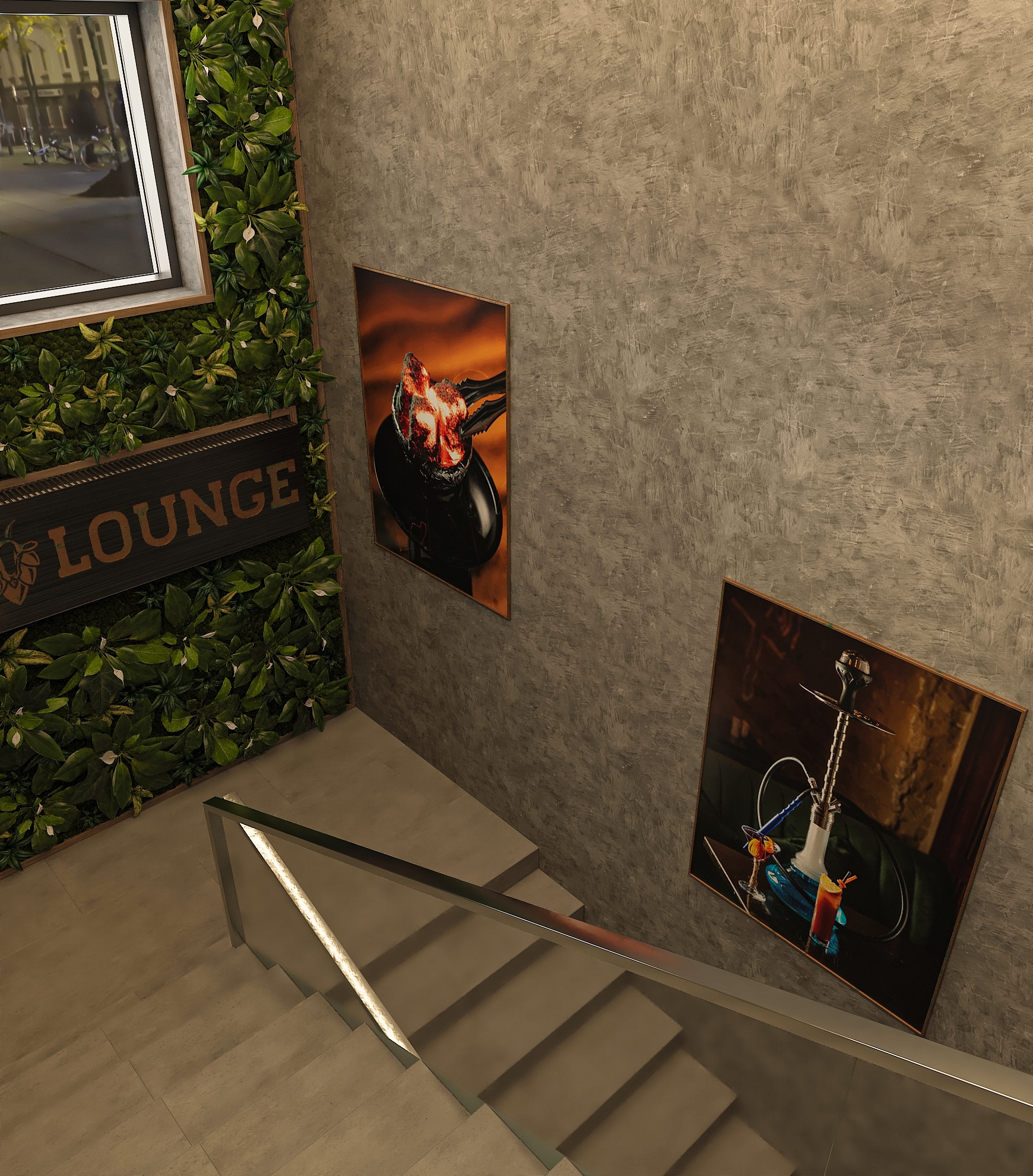 Дизайн-проект лаунж бара "63 LOUNGE" в Самаре