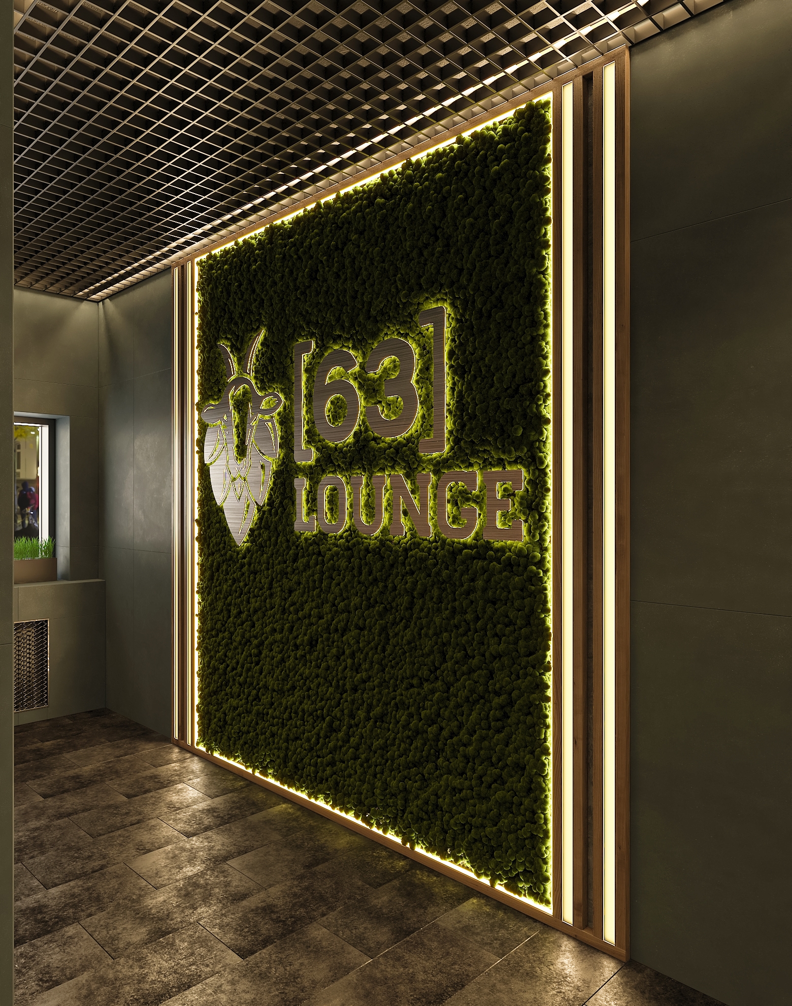 Дизайн-проект лаунж бара "63 LOUNGE" в Самаре