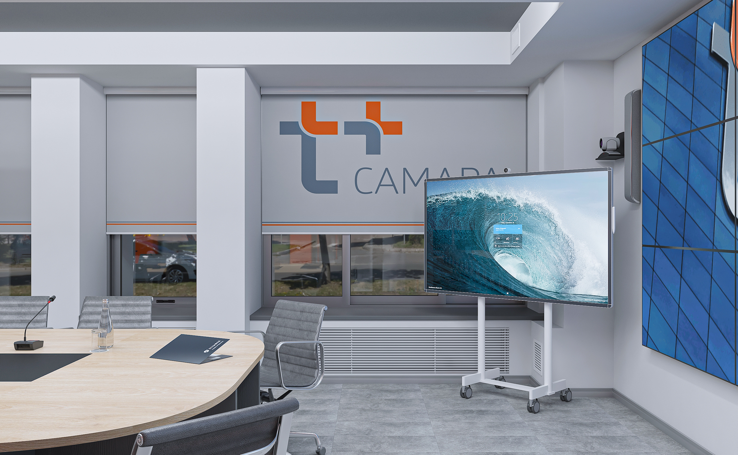 Дизайн-проект конференц-зала для компании энергоснабжения Т+ в Самаре