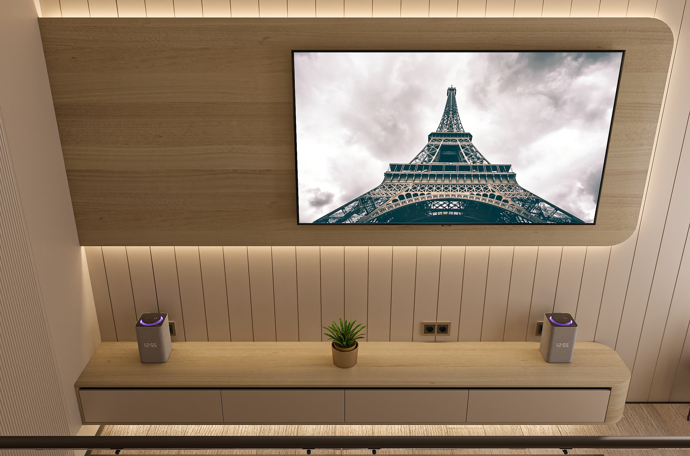 Дизайн-проект номера гостевого дома в Подмосковье.