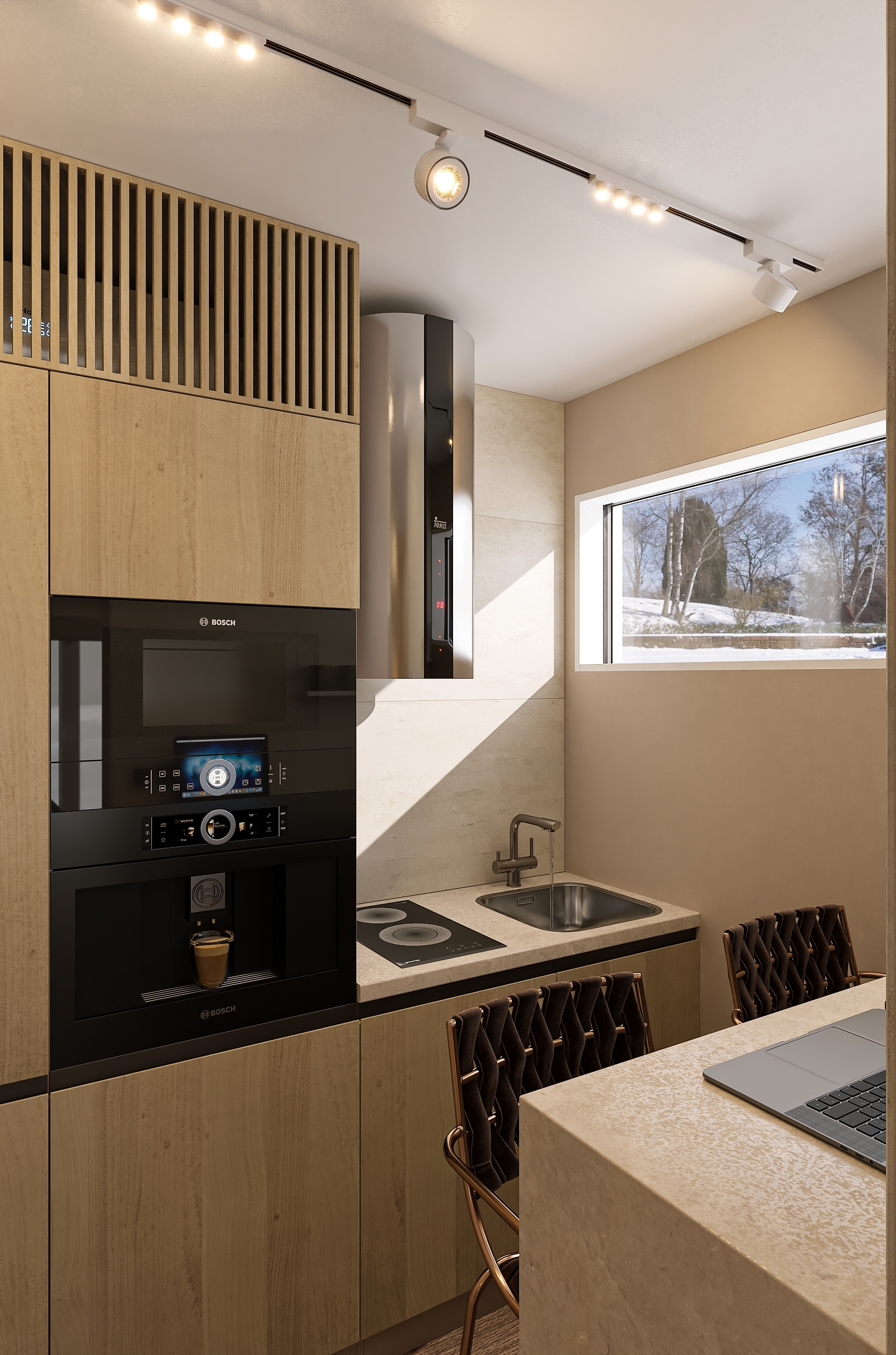 Дизайн-проект номера гостевого дома в Подмосковье.