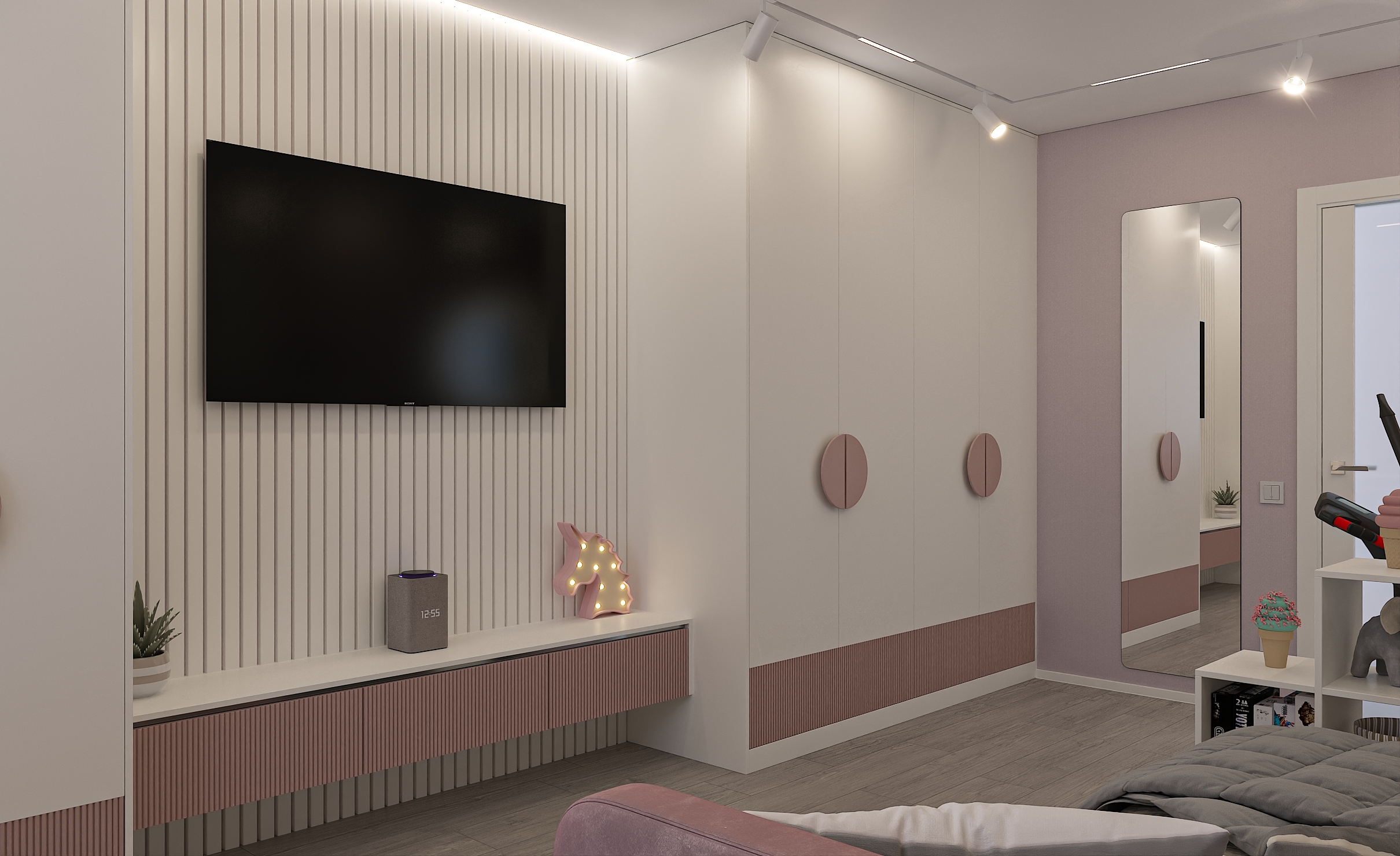 Дизайн интерьера детской комнаты для девочки в Самаре