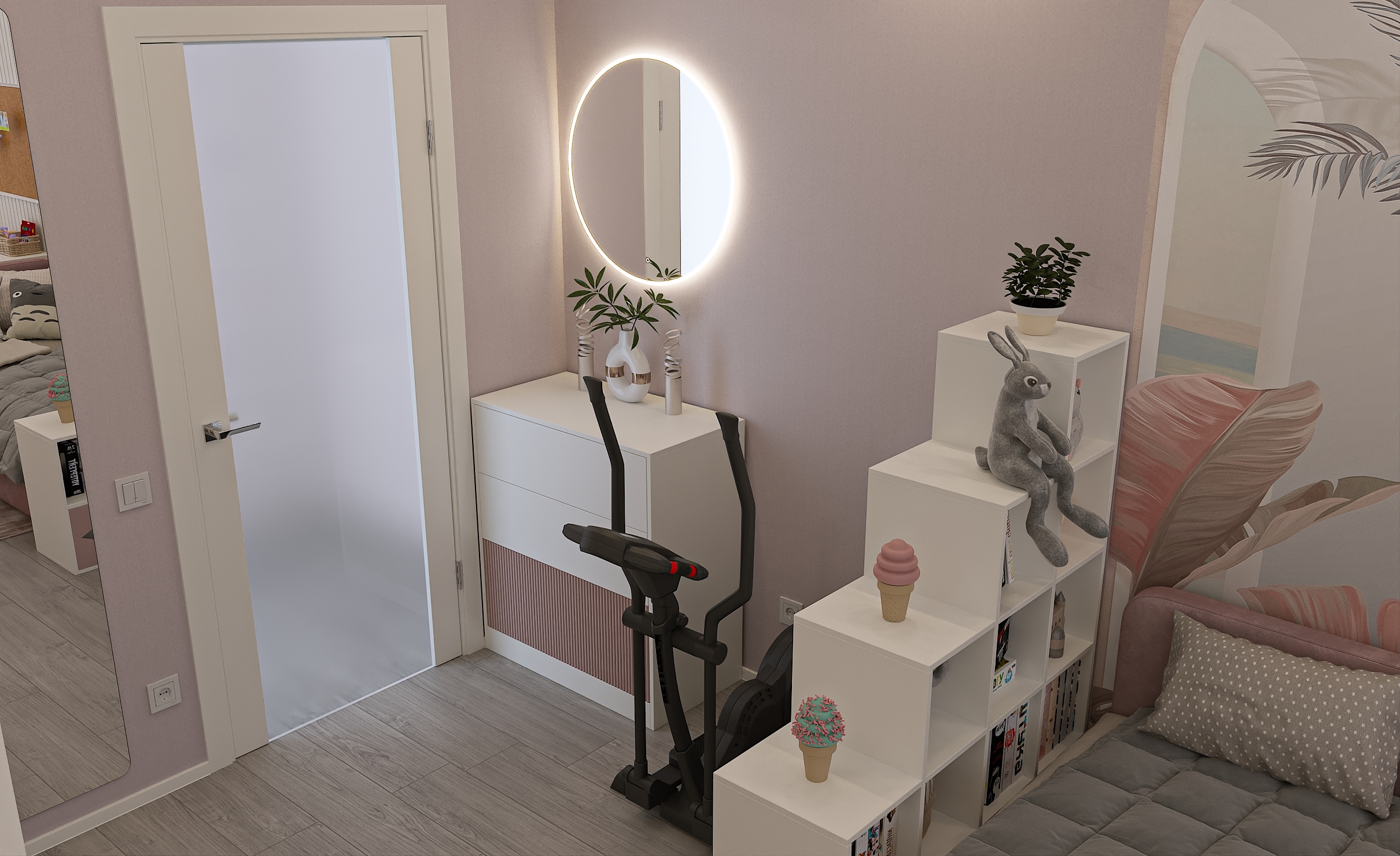 Дизайн интерьера детской комнаты для девочки в Самаре