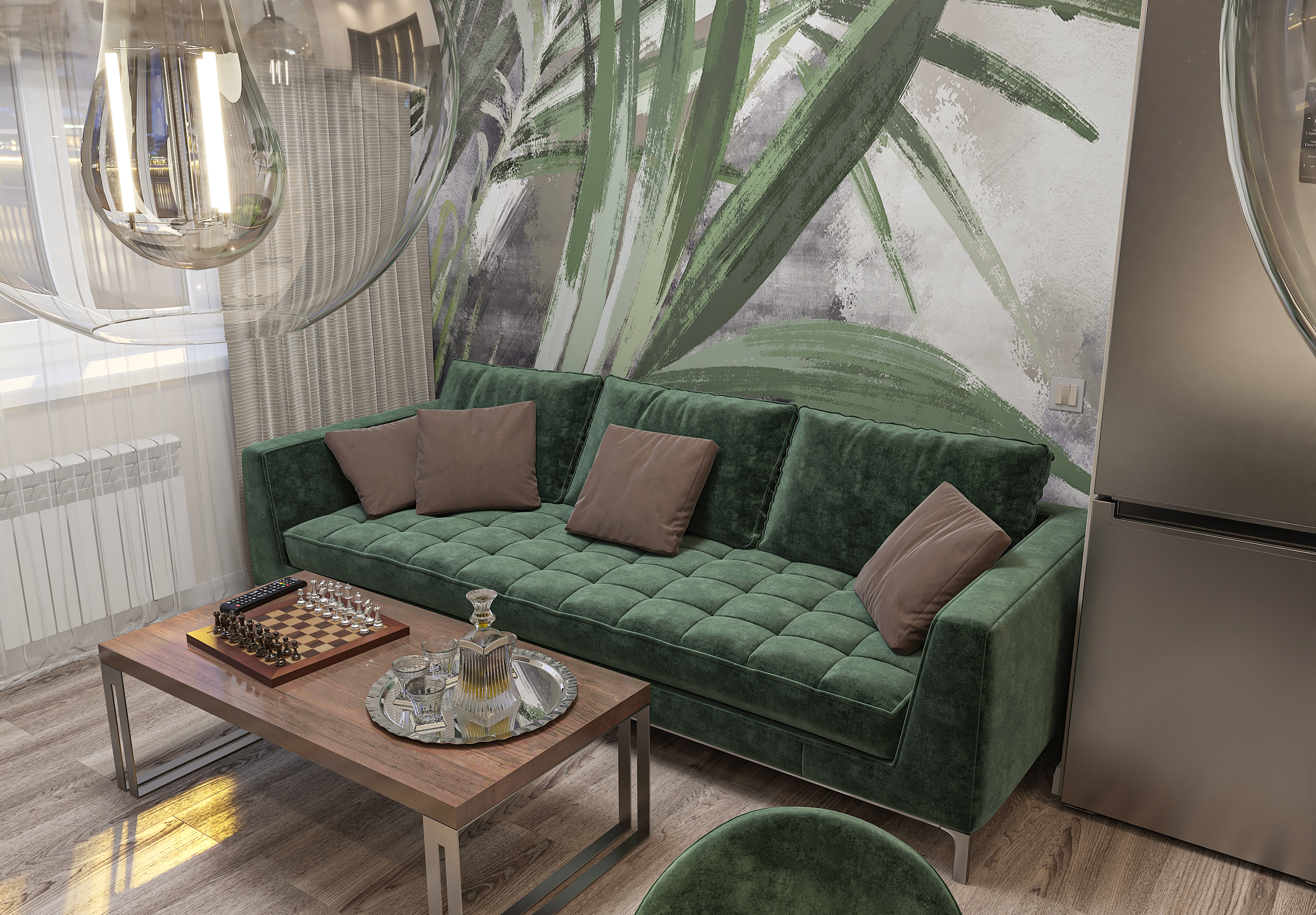 Дизайн-проект двухкомнатной квартиры в ЖК "Мечникова" в Самаре