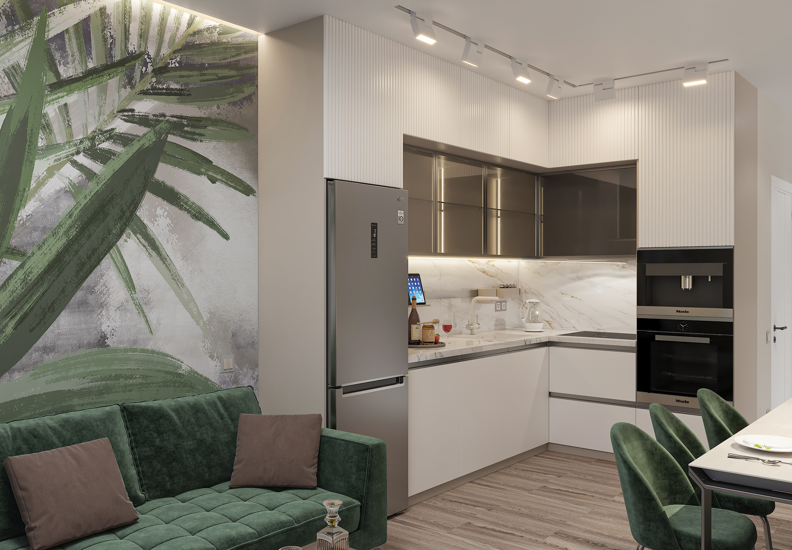 Дизайн-проект двухкомнатной квартиры в ЖК "Мечникова" в Самаре