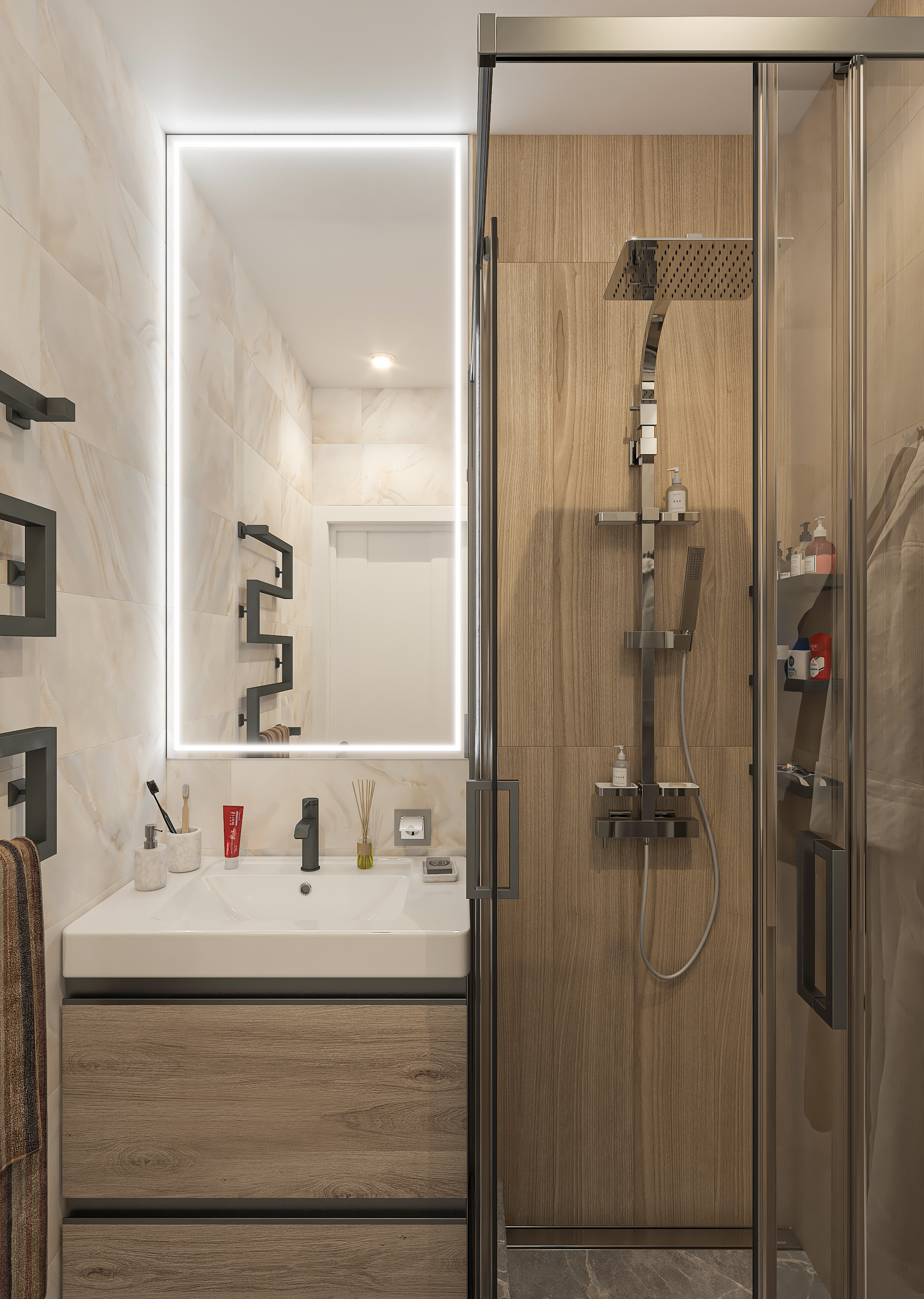 Дизайн-проект двухкомнатной квартиры в ЖК "Мечникова" в Самаре