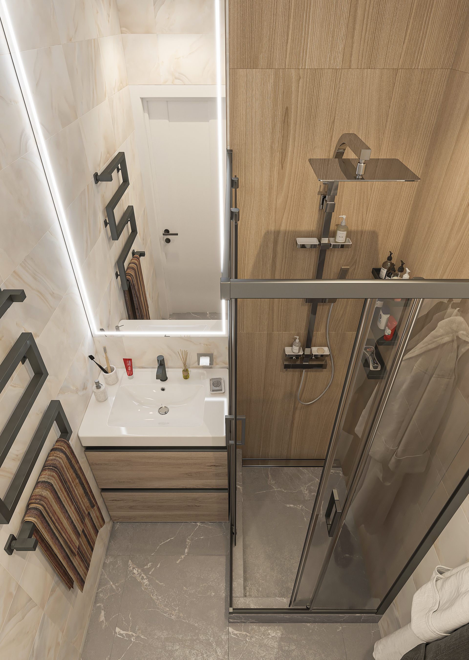 Дизайн-проект двухкомнатной квартиры в ЖК "Мечникова" в Самаре