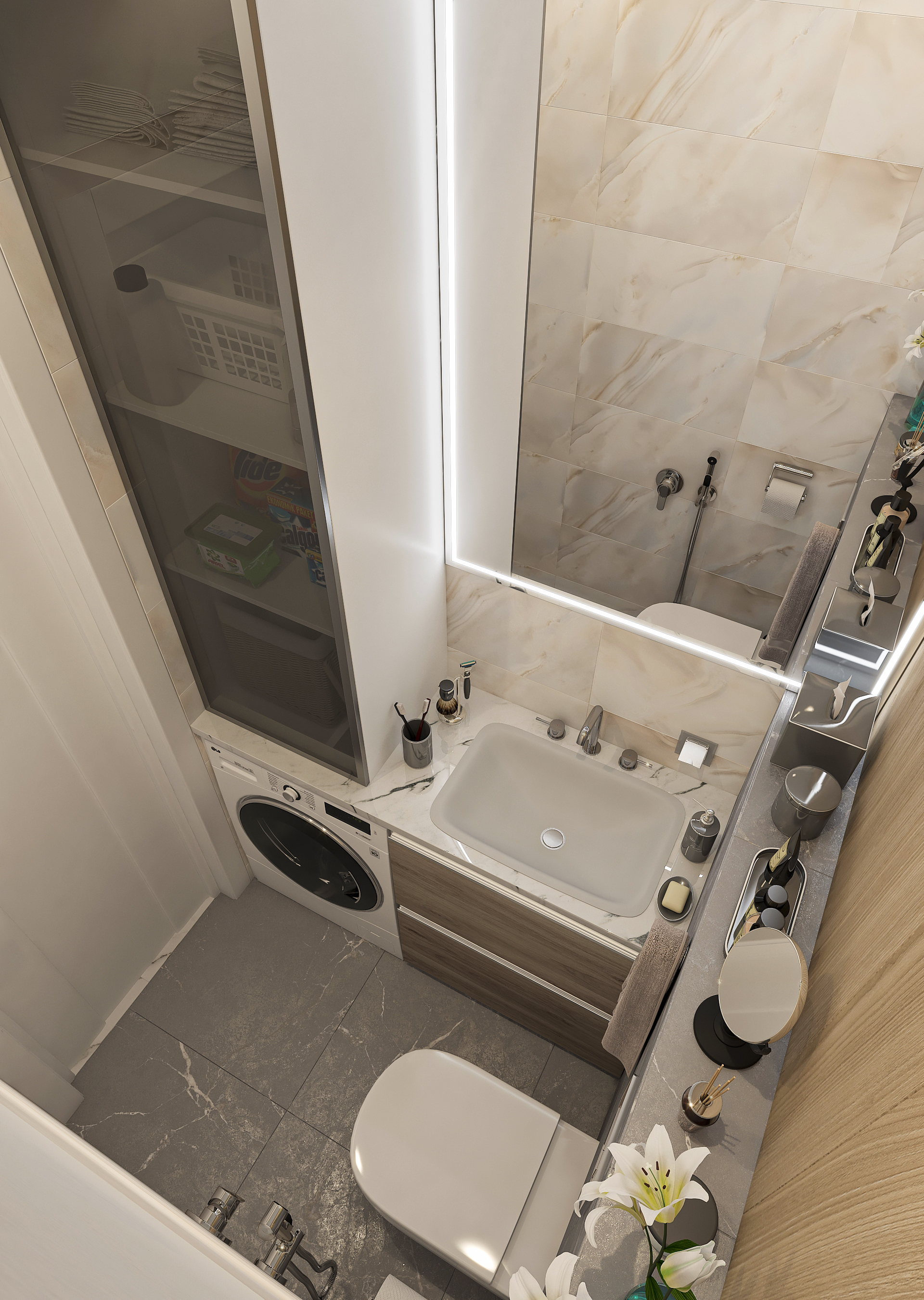 Дизайн-проект двухкомнатной квартиры в ЖК "Мечникова" в Самаре