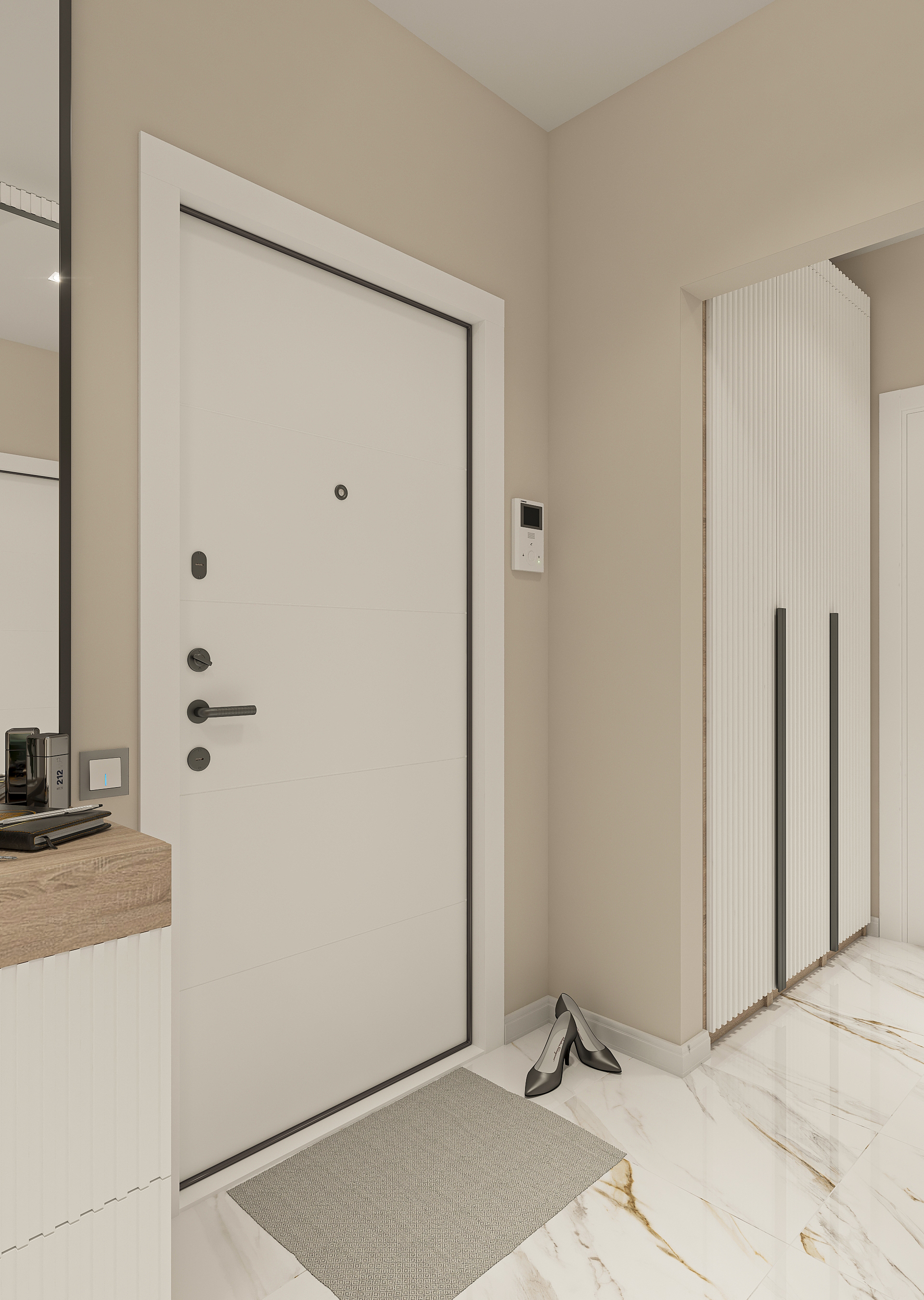 Дизайн-проект двухкомнатной квартиры в ЖК "Мечникова" в Самаре