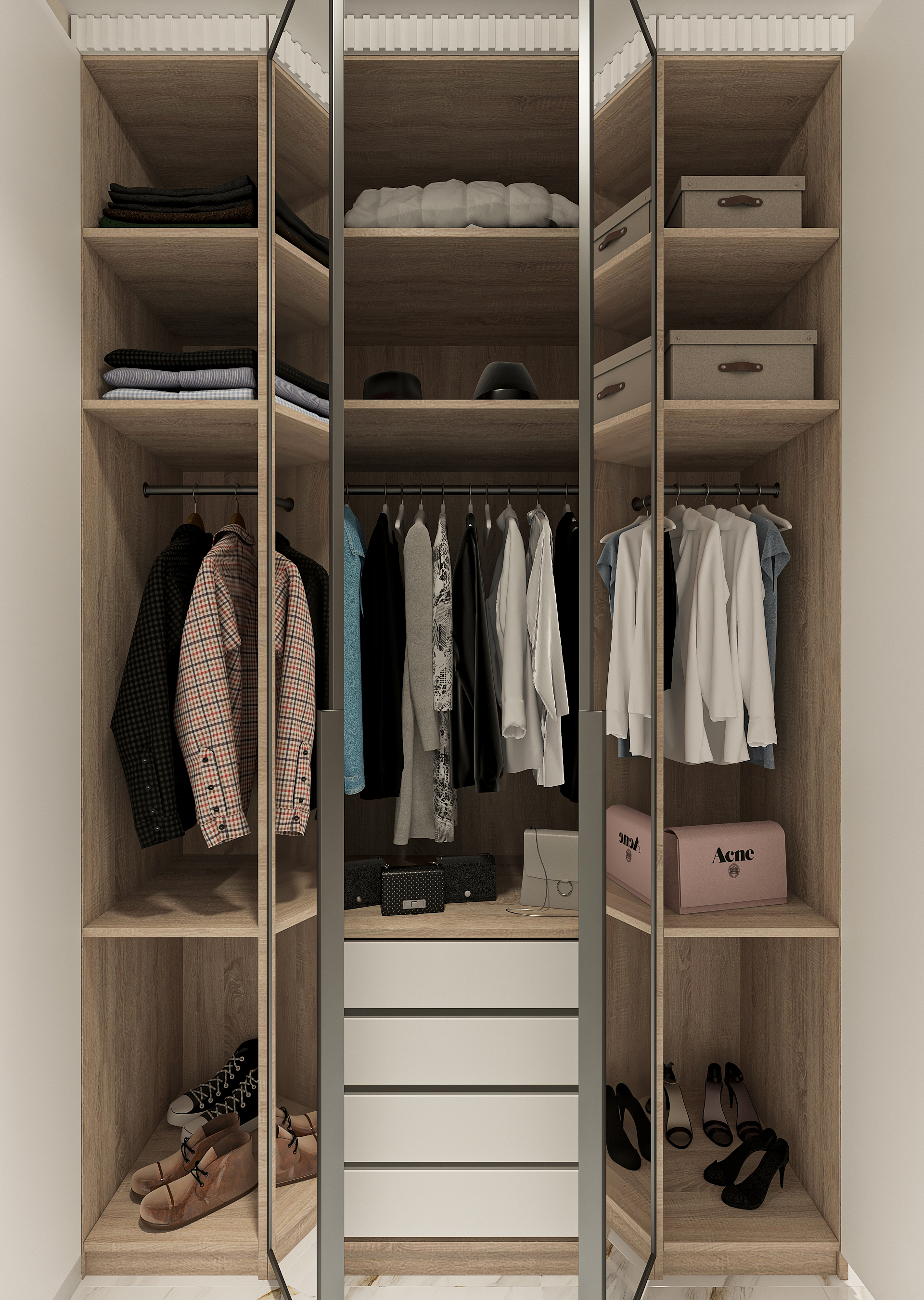 Дизайн-проект двухкомнатной квартиры в ЖК "Мечникова" в Самаре