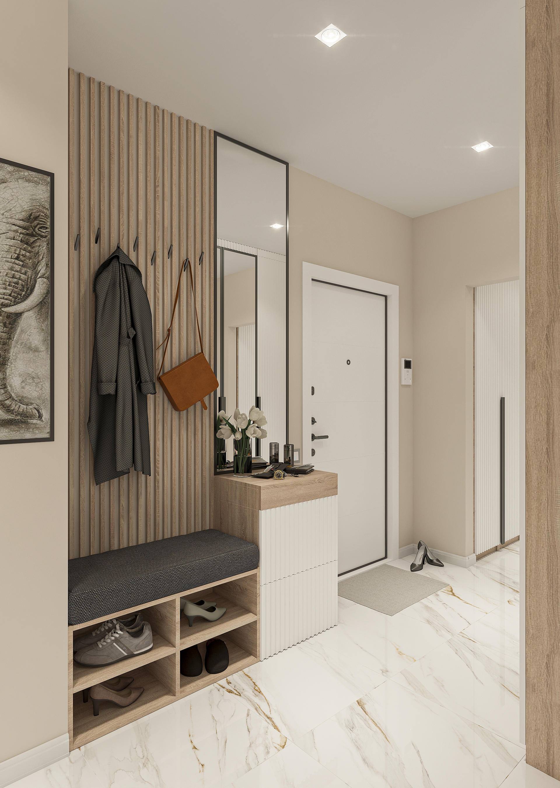 Дизайн-проект двухкомнатной квартиры в ЖК "Мечникова" в Самаре