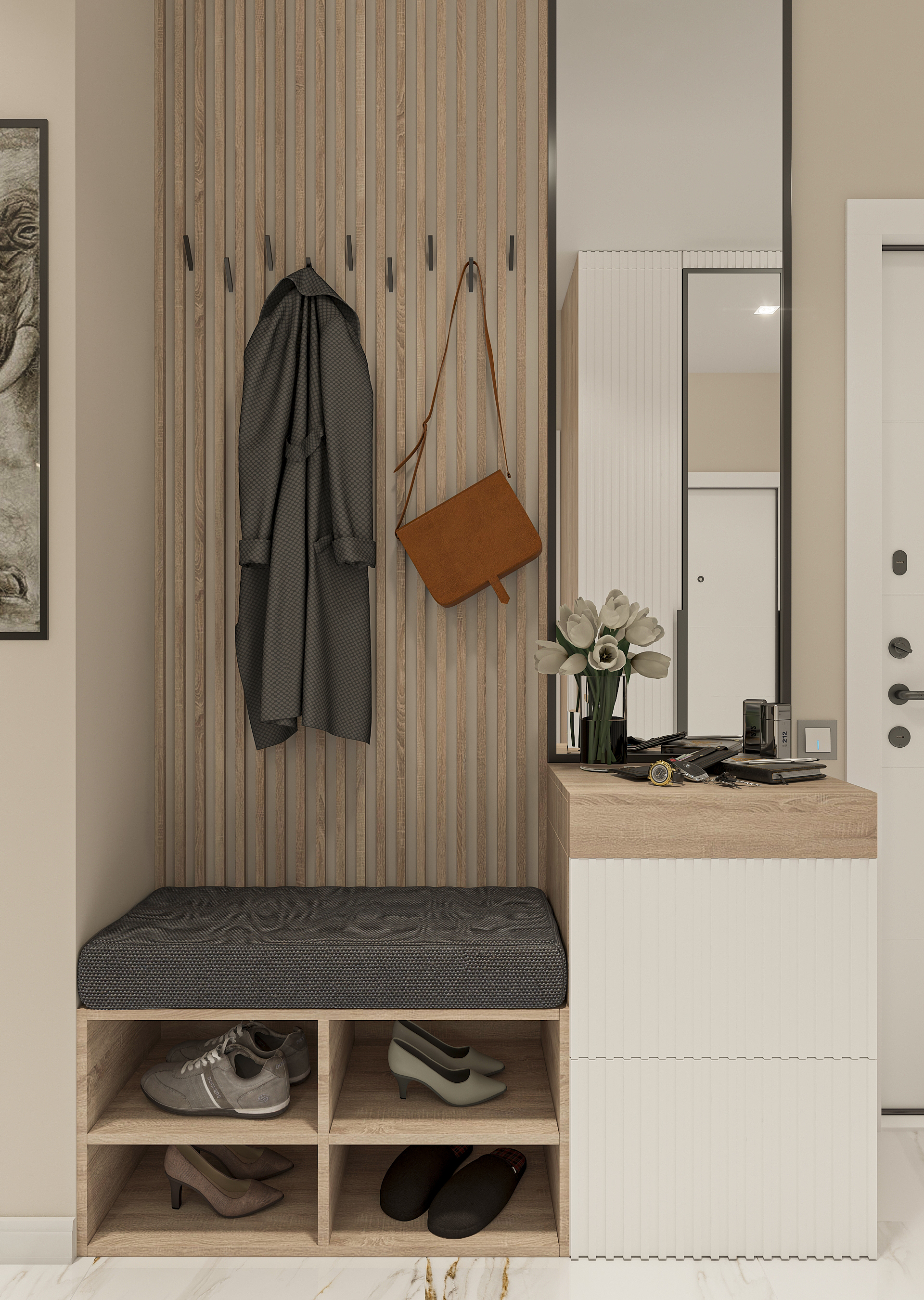 Дизайн-проект двухкомнатной квартиры в ЖК "Мечникова" в Самаре