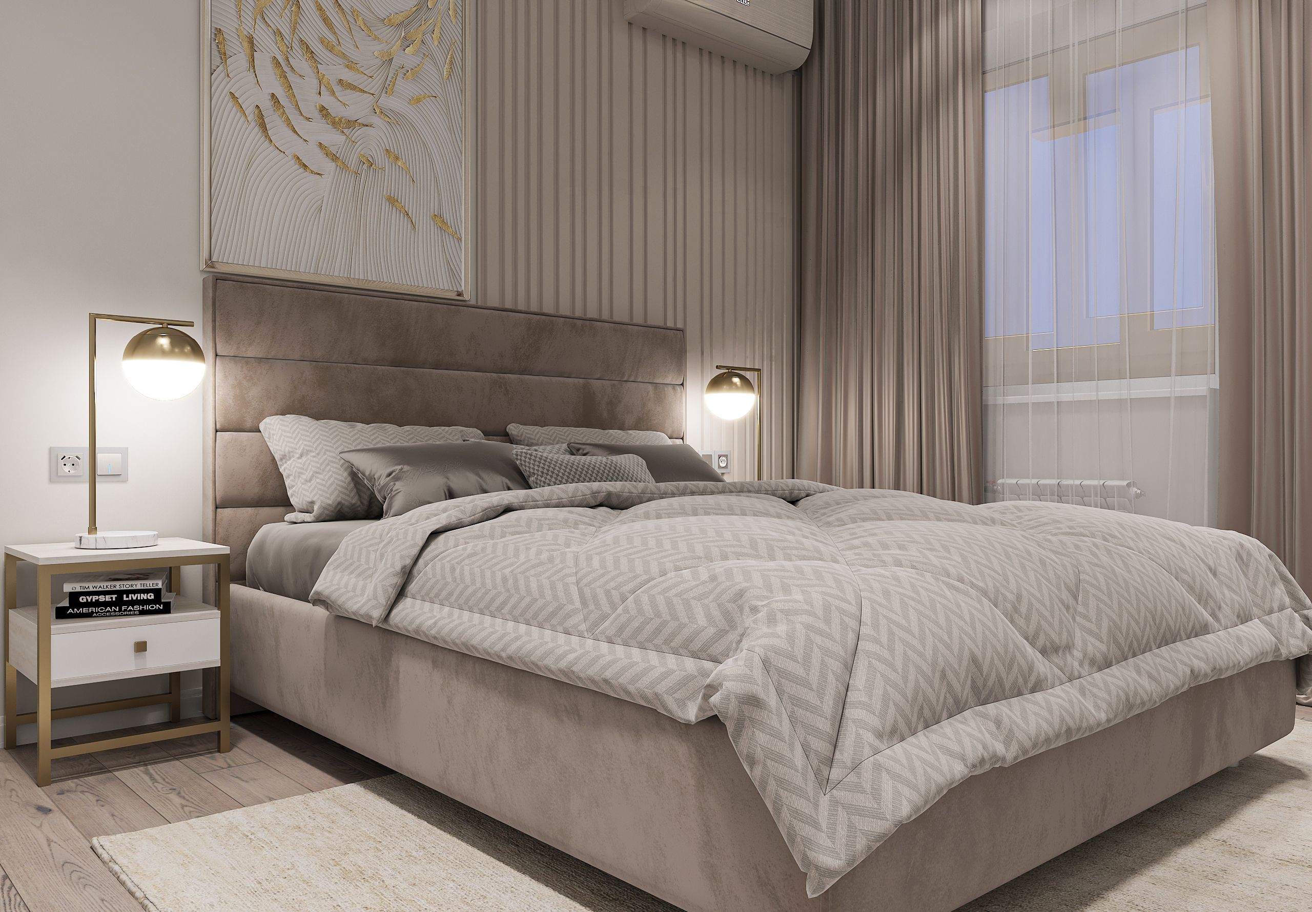 Дизайн-проект двухкомнатной квартиры в ЖК "Мечникова" в Самаре