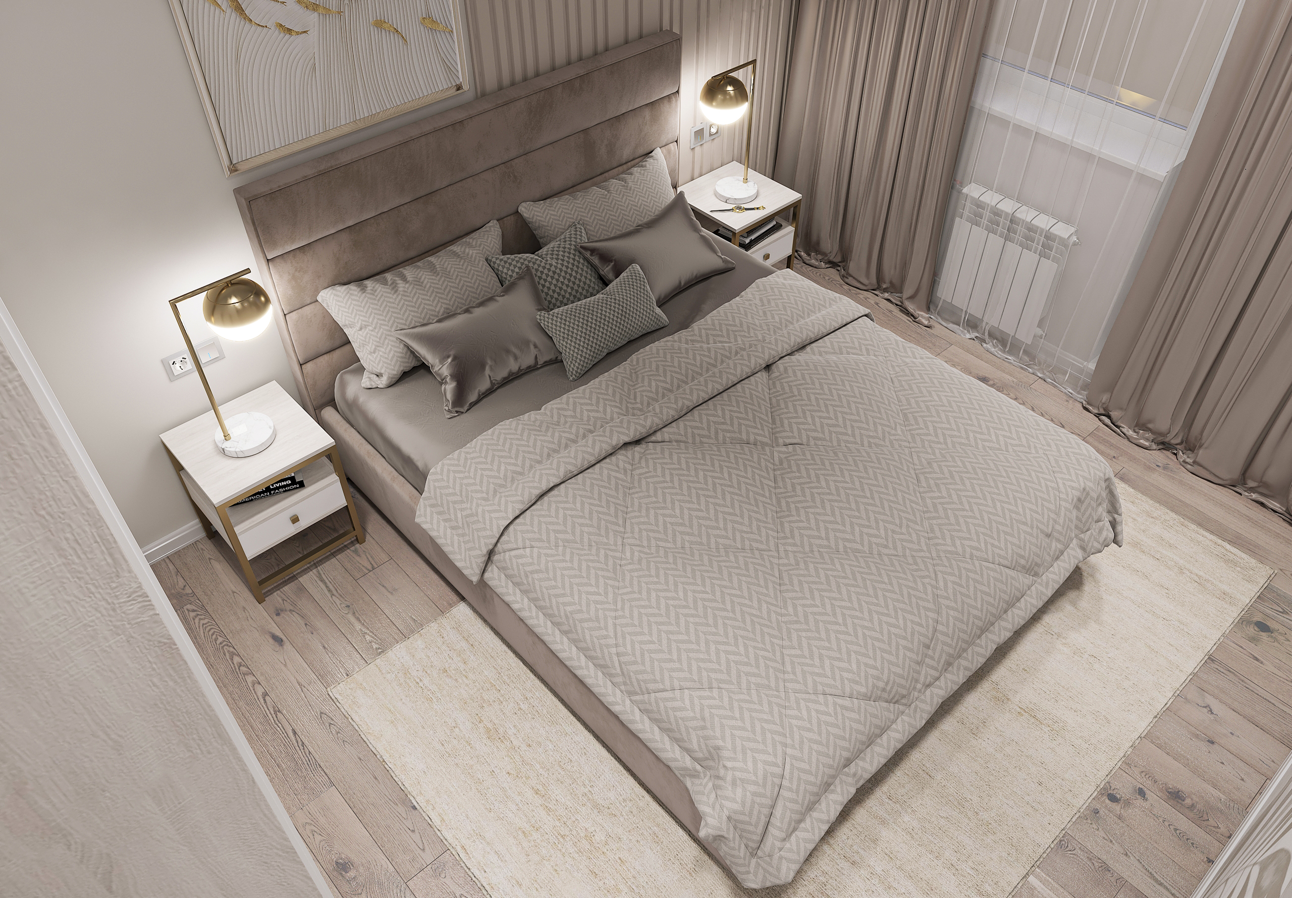 Дизайн-проект двухкомнатной квартиры в ЖК "Мечникова" в Самаре