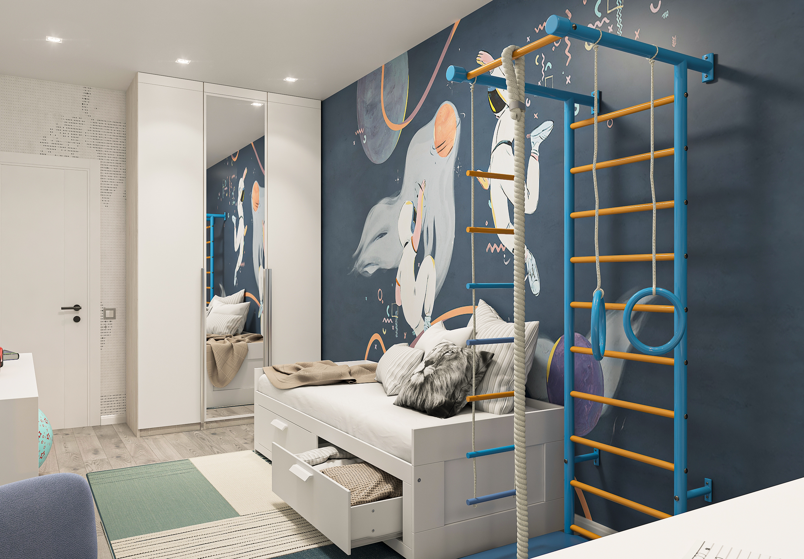 Дизайн-проект двухкомнатной квартиры в ЖК "Мечникова" в Самаре