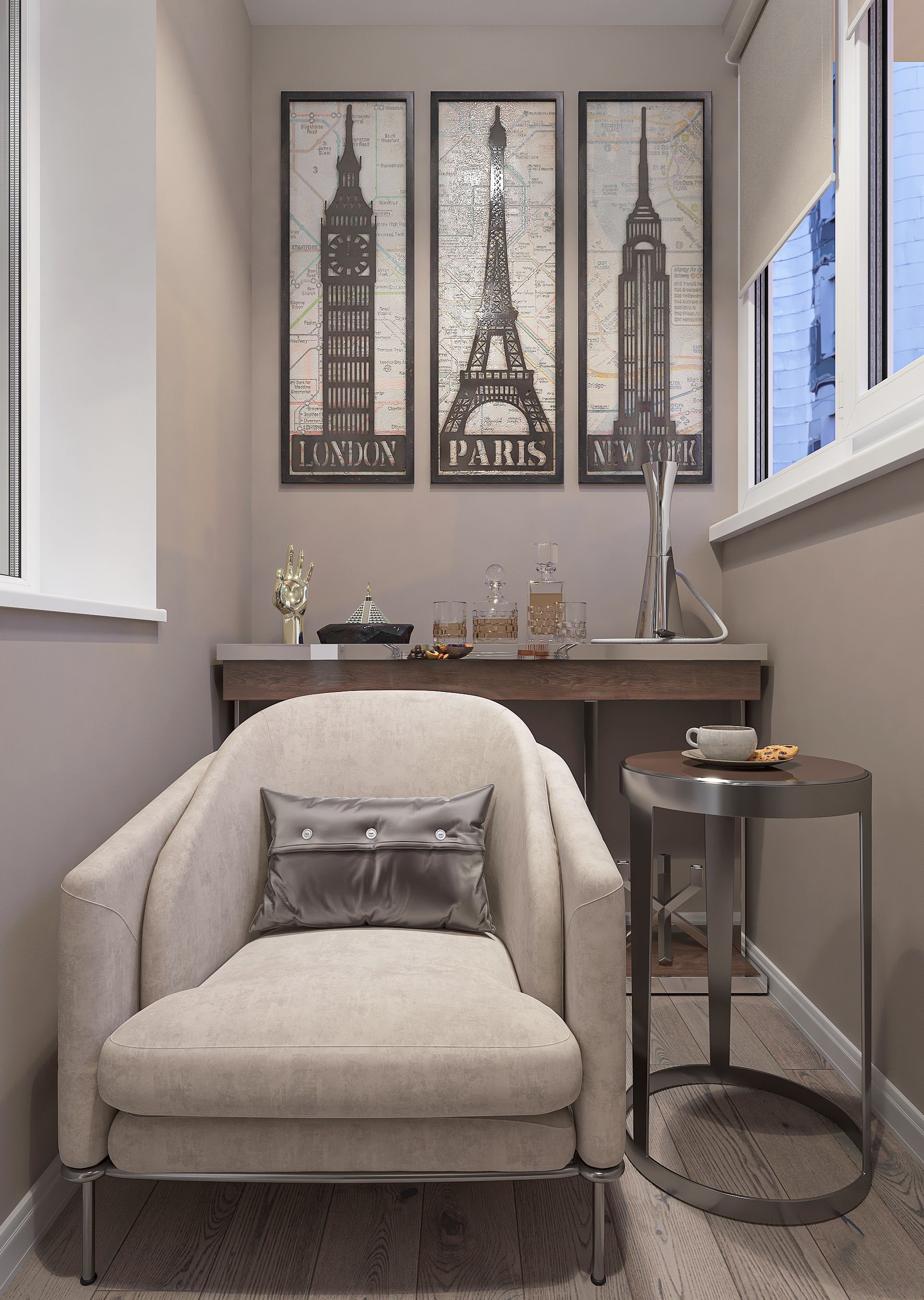 Дизайн-проект двухкомнатной квартиры в ЖК "Мечникова" в Самаре