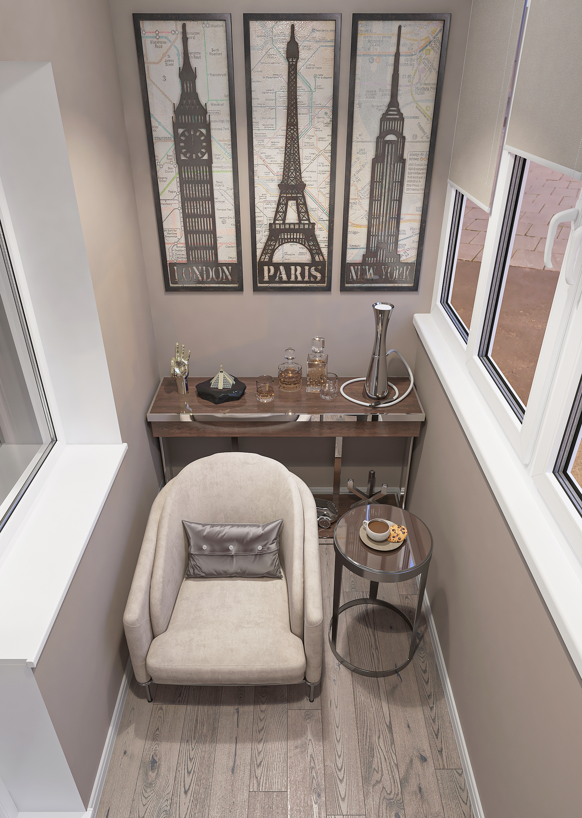 Дизайн-проект двухкомнатной квартиры в ЖК "Мечникова" в Самаре