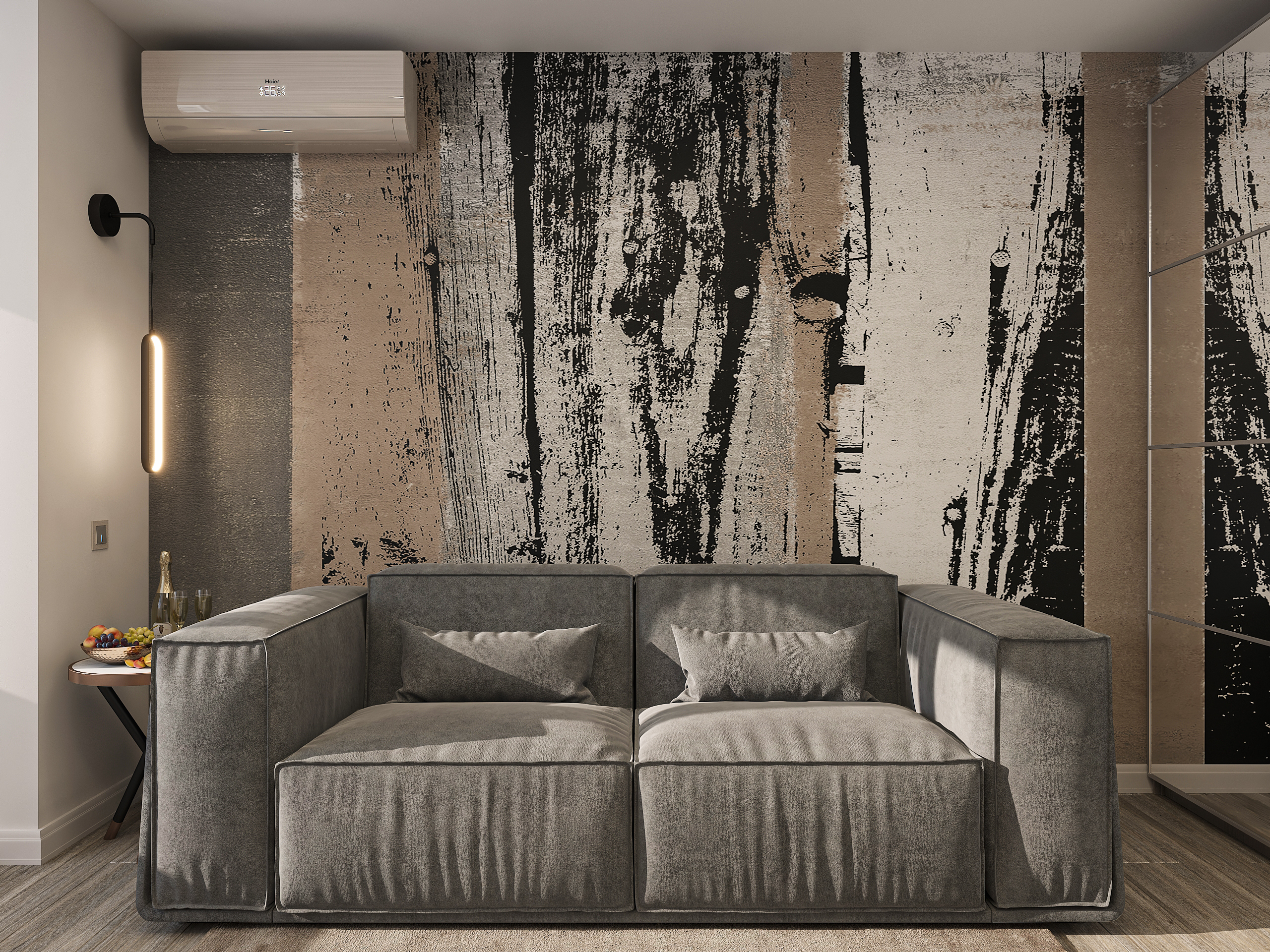 Дизайн интерьера однокомнатной квартиры для холостяка в Самаре