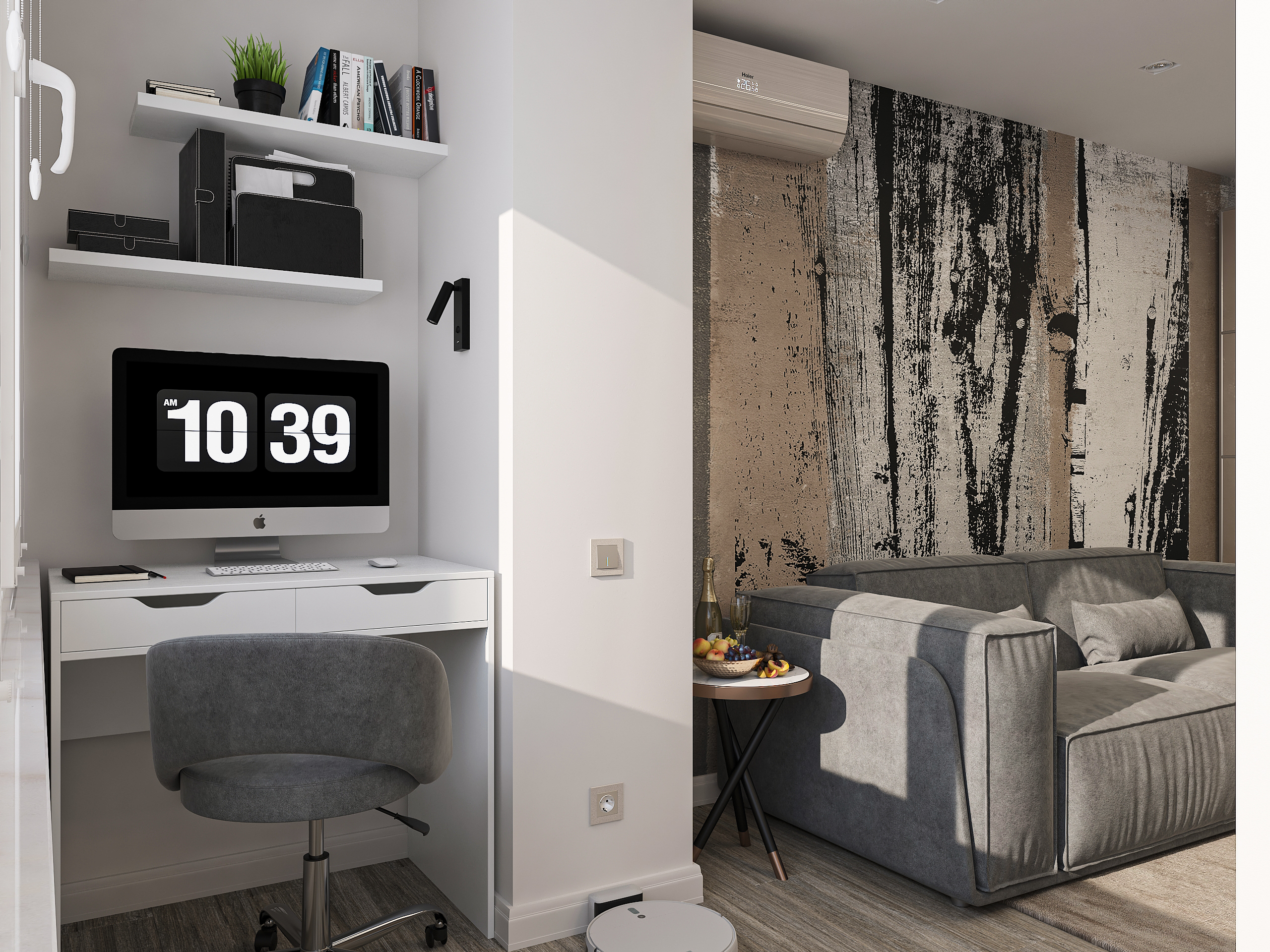 Дизайн интерьера однокомнатной квартиры для холостяка в Самаре