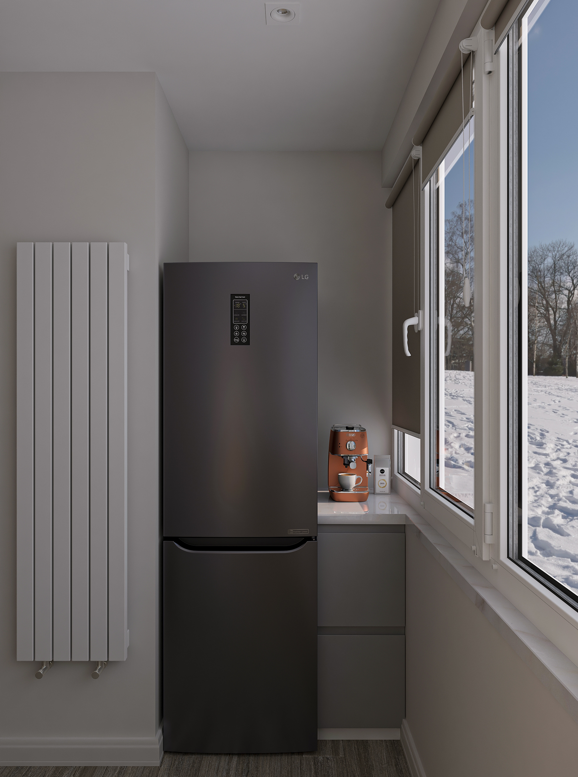 Дизайн интерьера однокомнатной квартиры для холостяка в Самаре