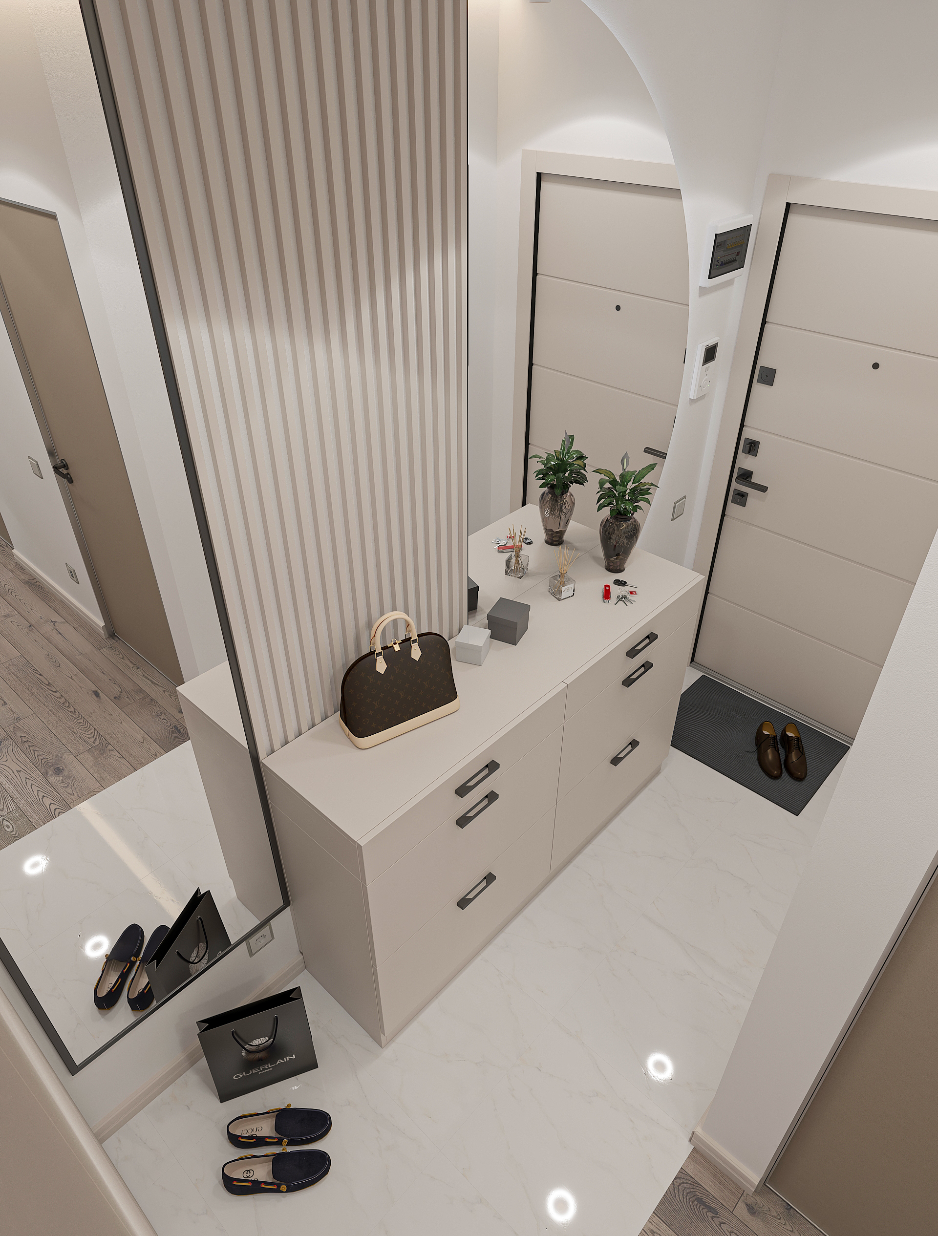 Дизайн интерьера двухкомнатной квартиры в ЖК «Твинс». в Самаре