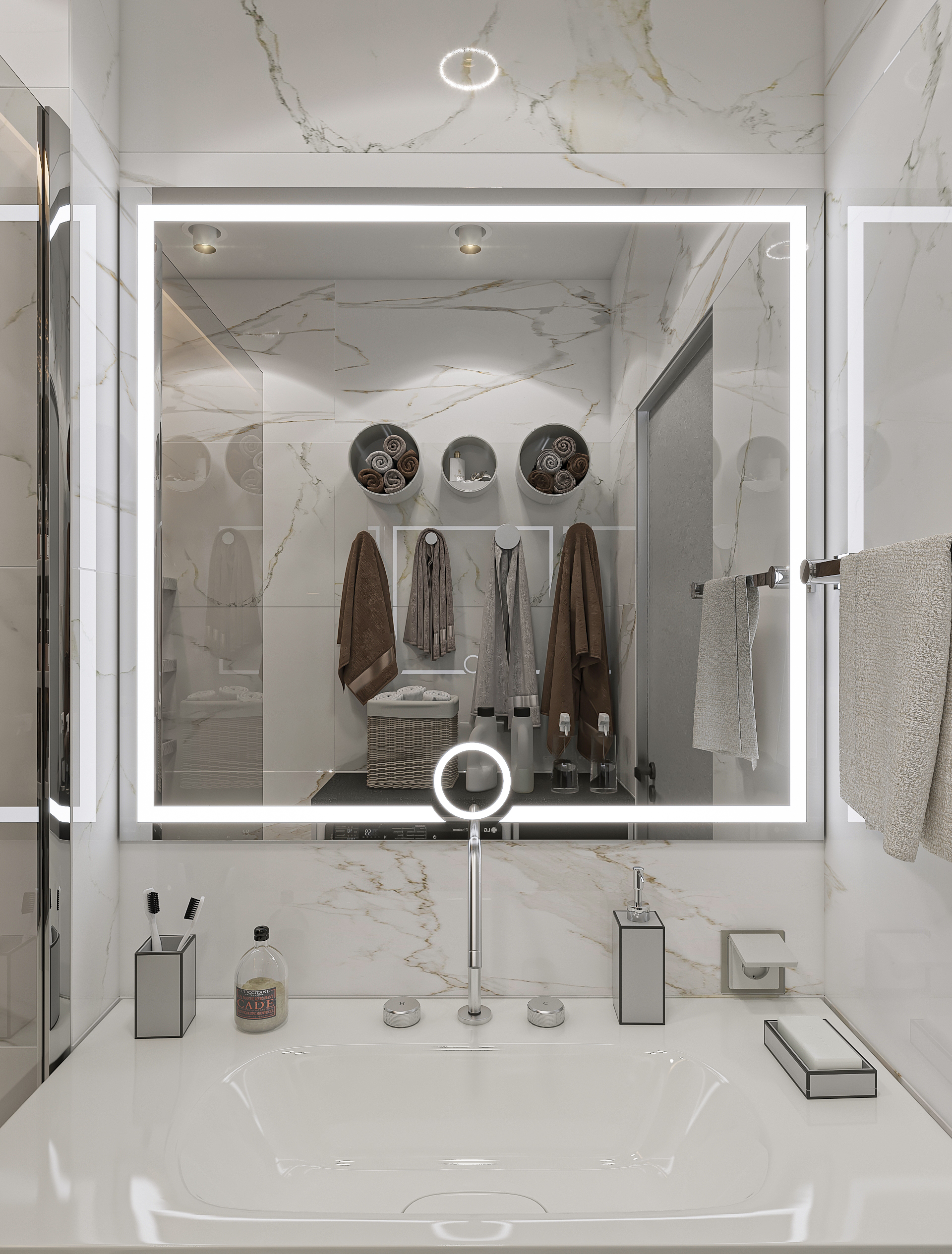 Дизайн интерьера двухкомнатной квартиры в ЖК «Твинс». в Самаре