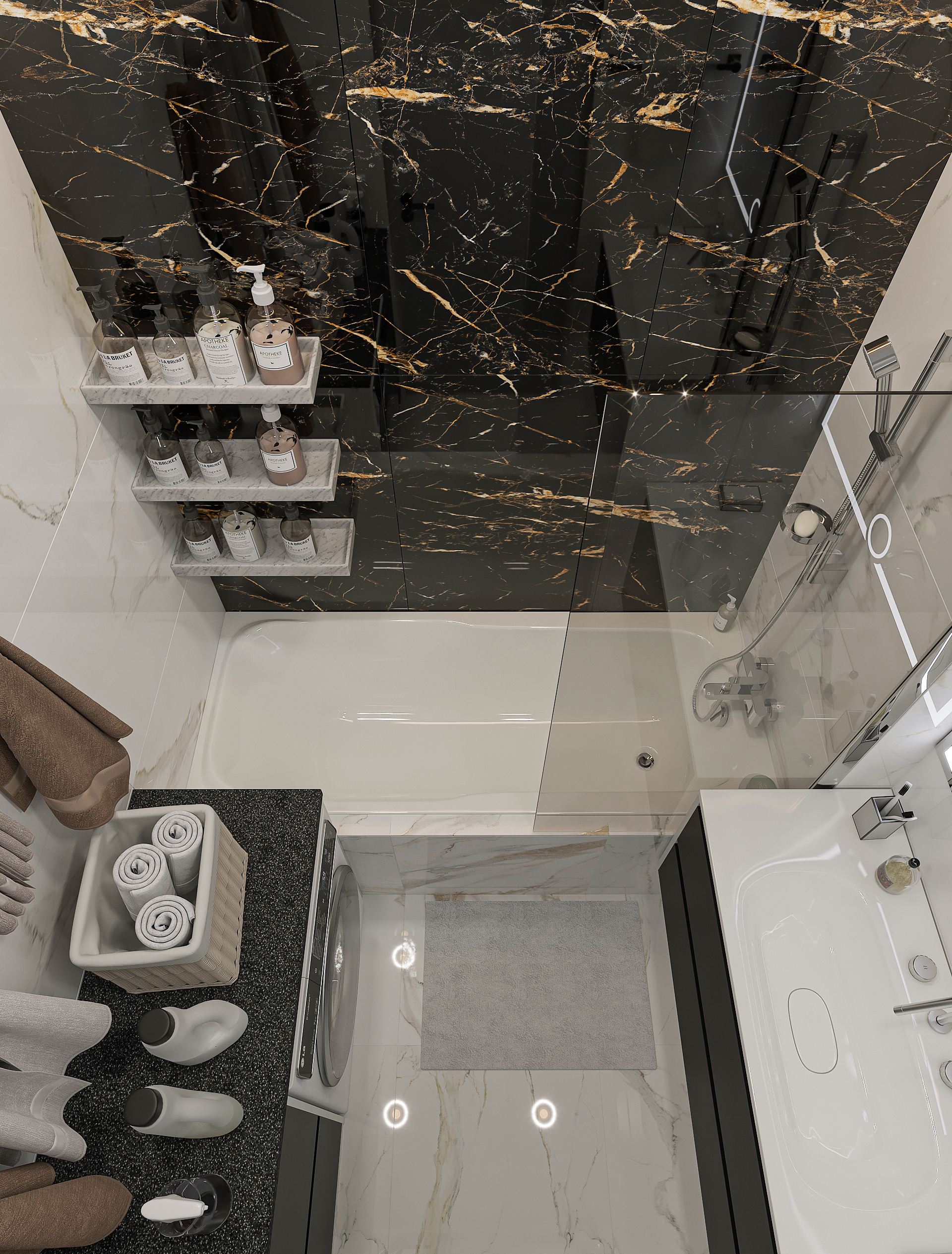 Дизайн интерьера двухкомнатной квартиры в ЖК «Твинс». в Самаре