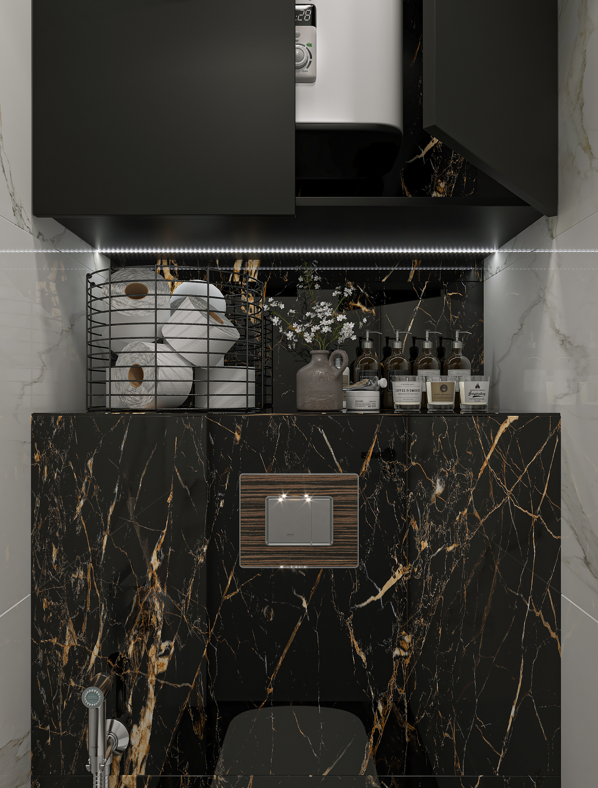 Дизайн интерьера двухкомнатной квартиры в ЖК «Твинс». в Самаре