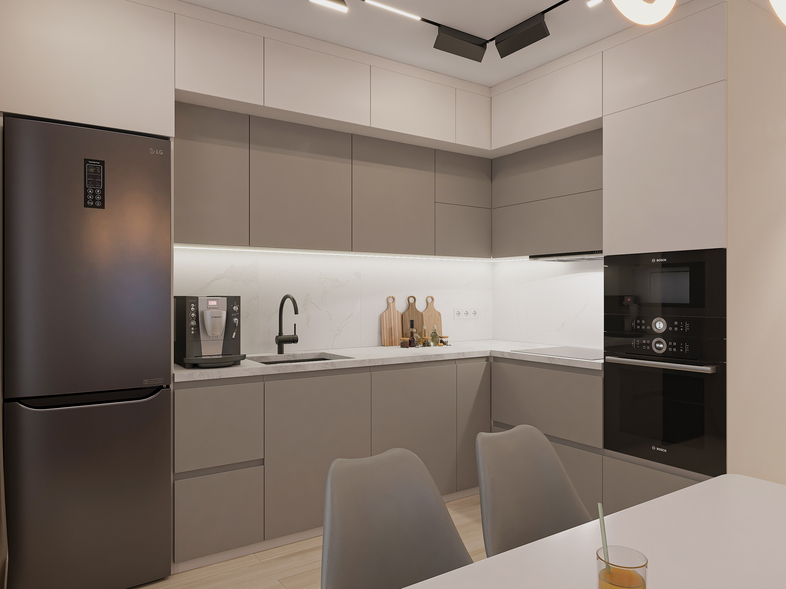 Дизайн-проект двухкомнатной квартиры в ЖК Две Реки в Самаре