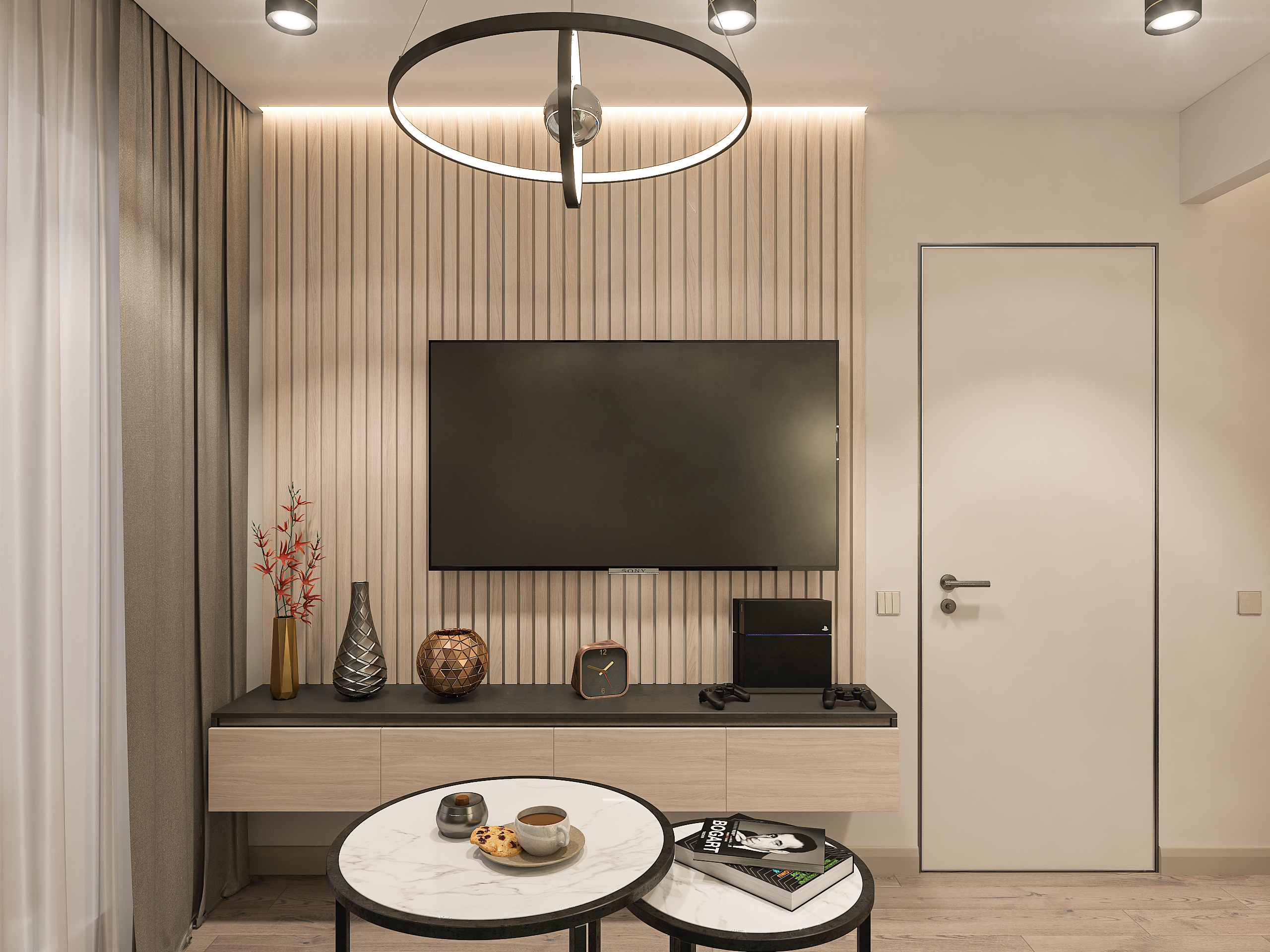 Дизайн-проект двухкомнатной квартиры в ЖК Две Реки в Самаре