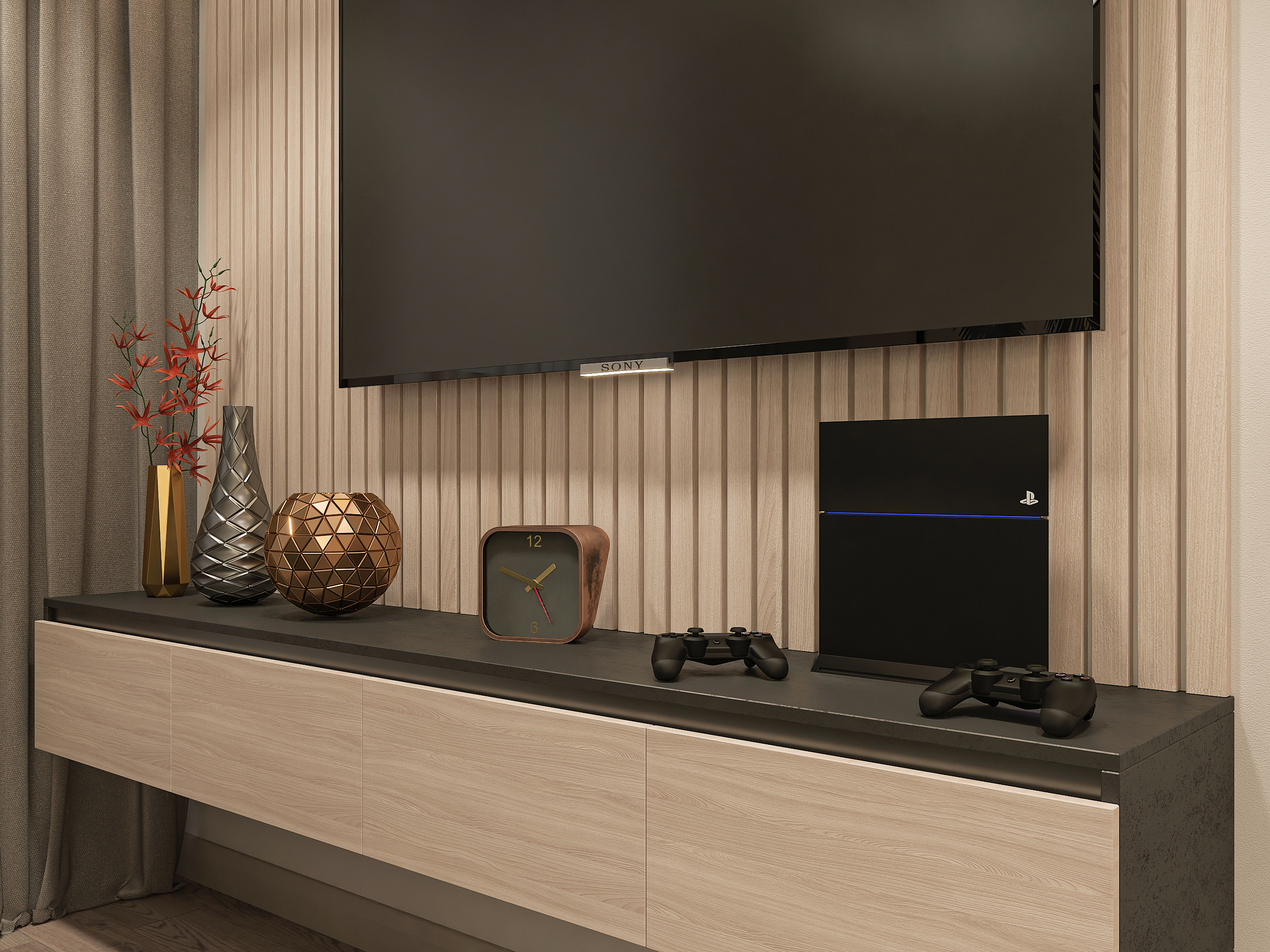 Дизайн-проект двухкомнатной квартиры в ЖК Две Реки в Самаре