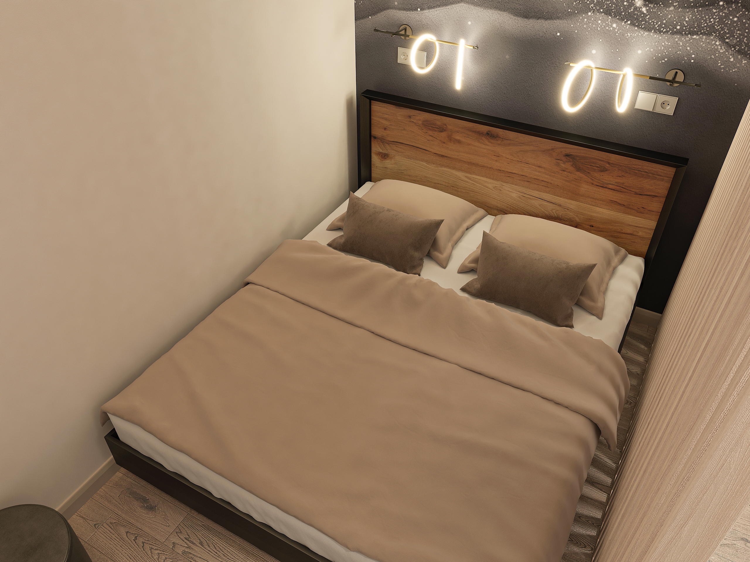 Дизайн-проект двухкомнатной квартиры в ЖК Две Реки в Самаре