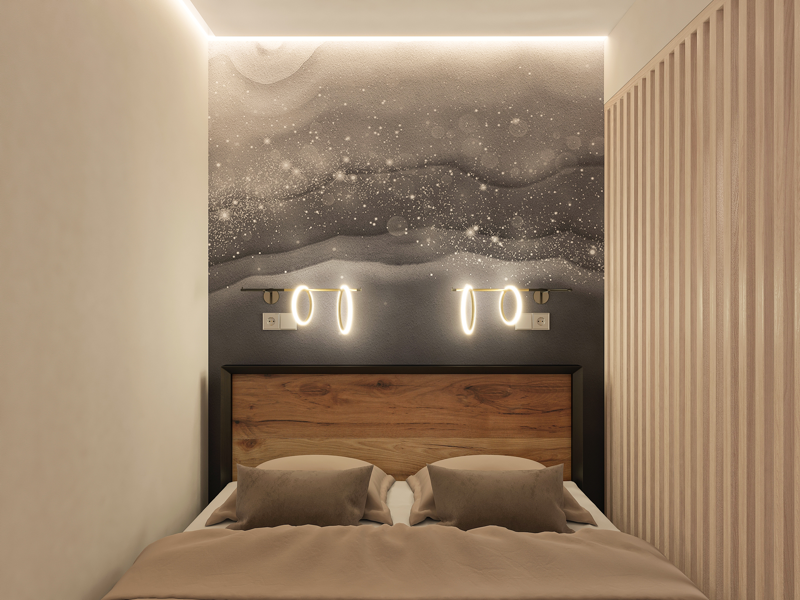 Дизайн-проект двухкомнатной квартиры в ЖК Две Реки в Самаре