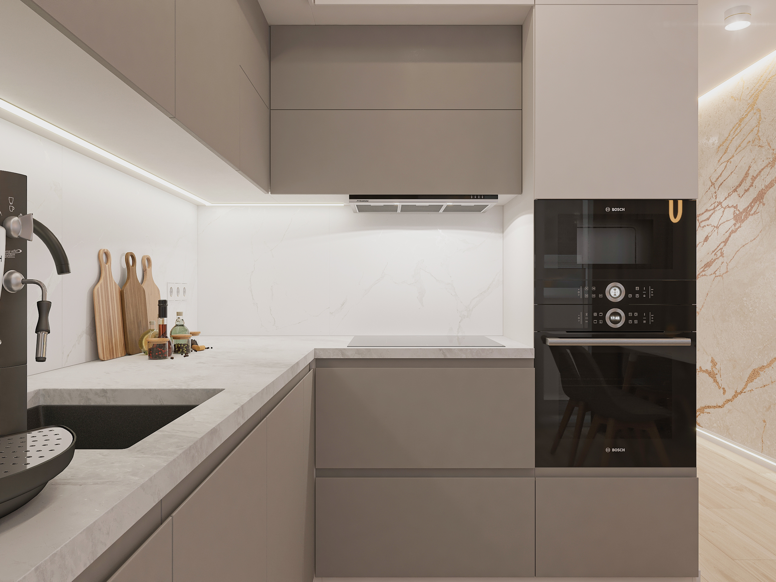 Дизайн-проект двухкомнатной квартиры в ЖК Две Реки в Самаре