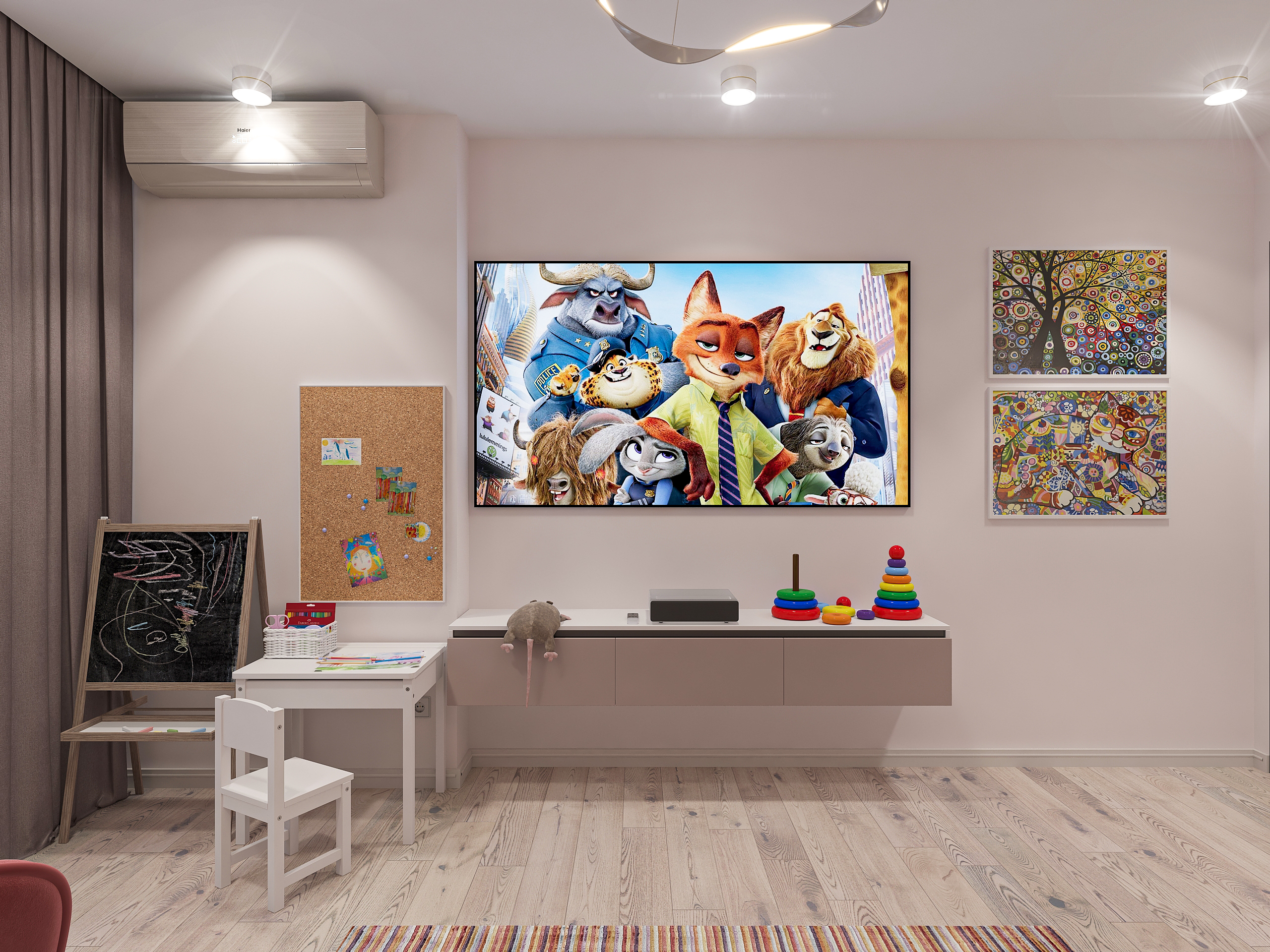 Дизайн-проект двухкомнатной квартиры в ЖК Две Реки в Самаре