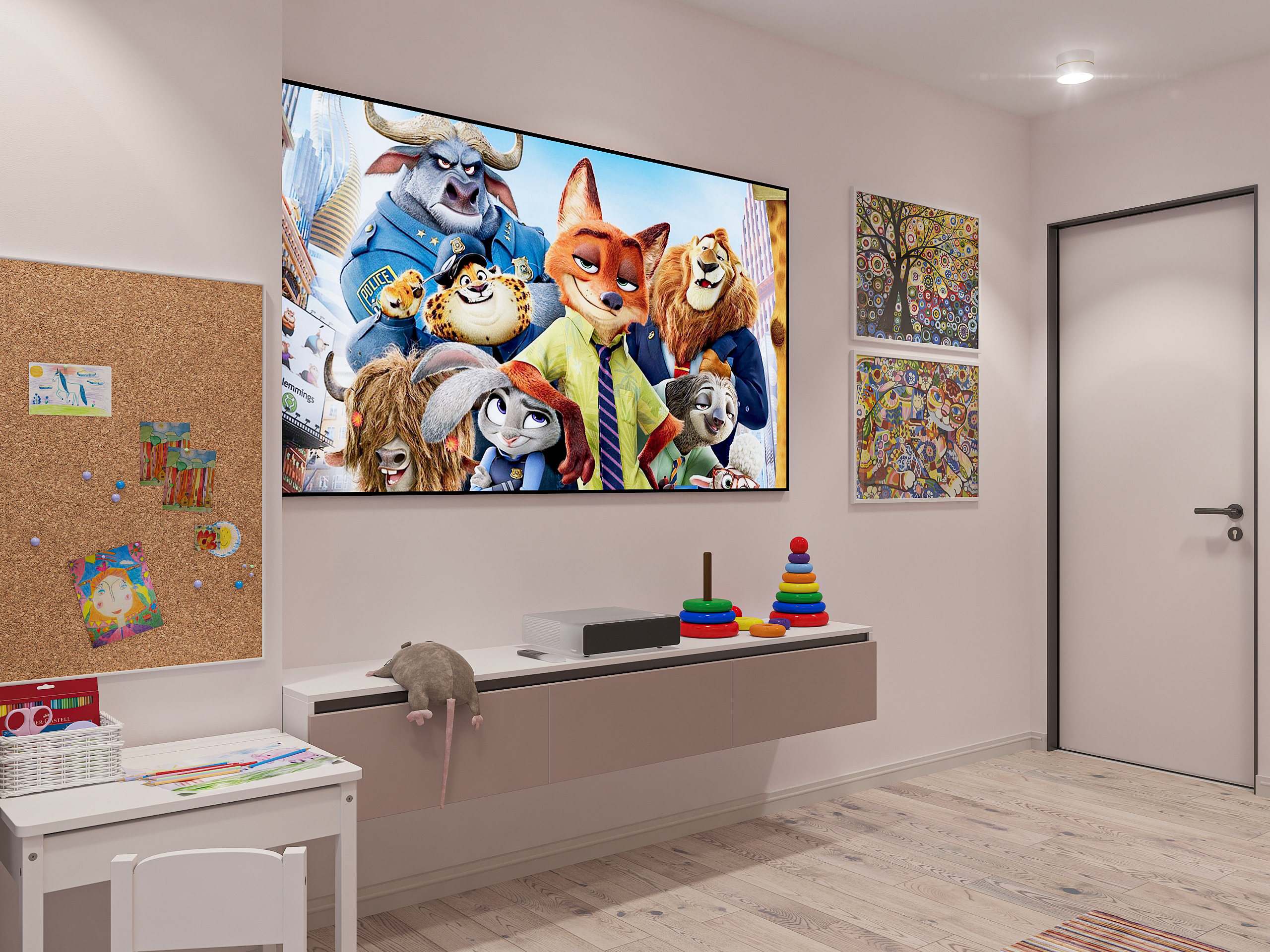 Дизайн-проект двухкомнатной квартиры в ЖК Две Реки в Самаре