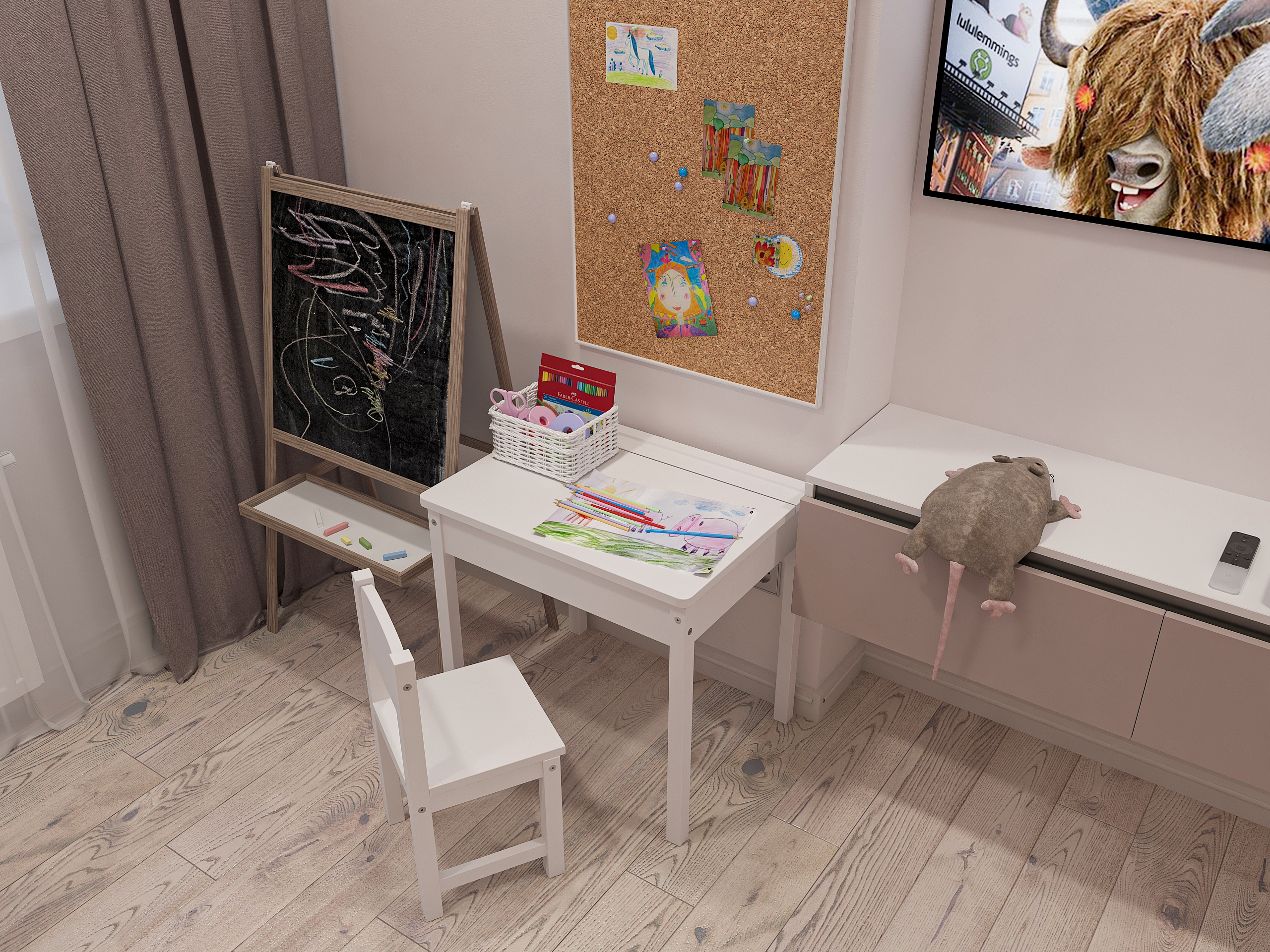 Дизайн-проект двухкомнатной квартиры в ЖК Две Реки в Самаре