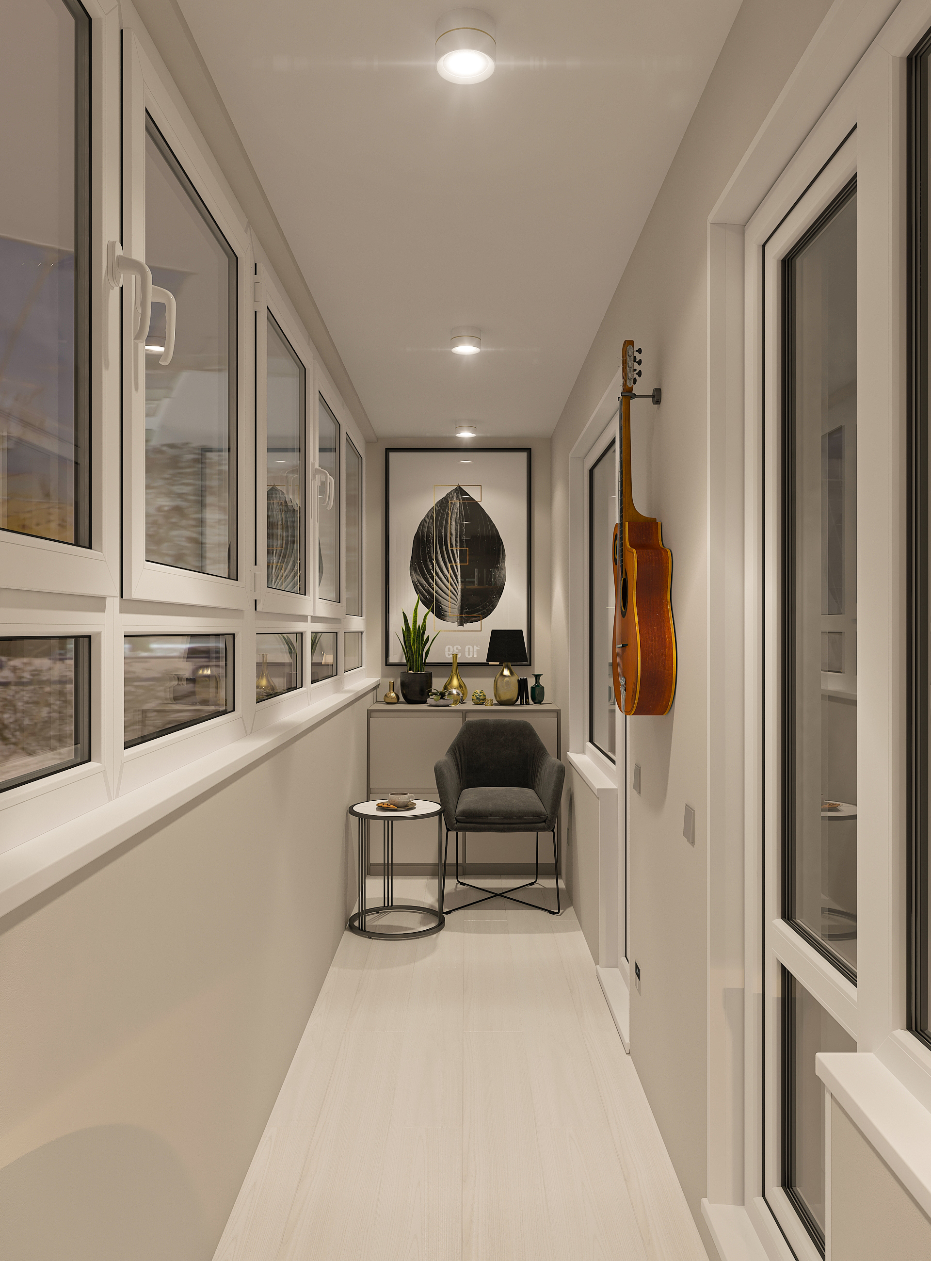 Дизайн-проект двухкомнатной квартиры в ЖК Две Реки в Самаре