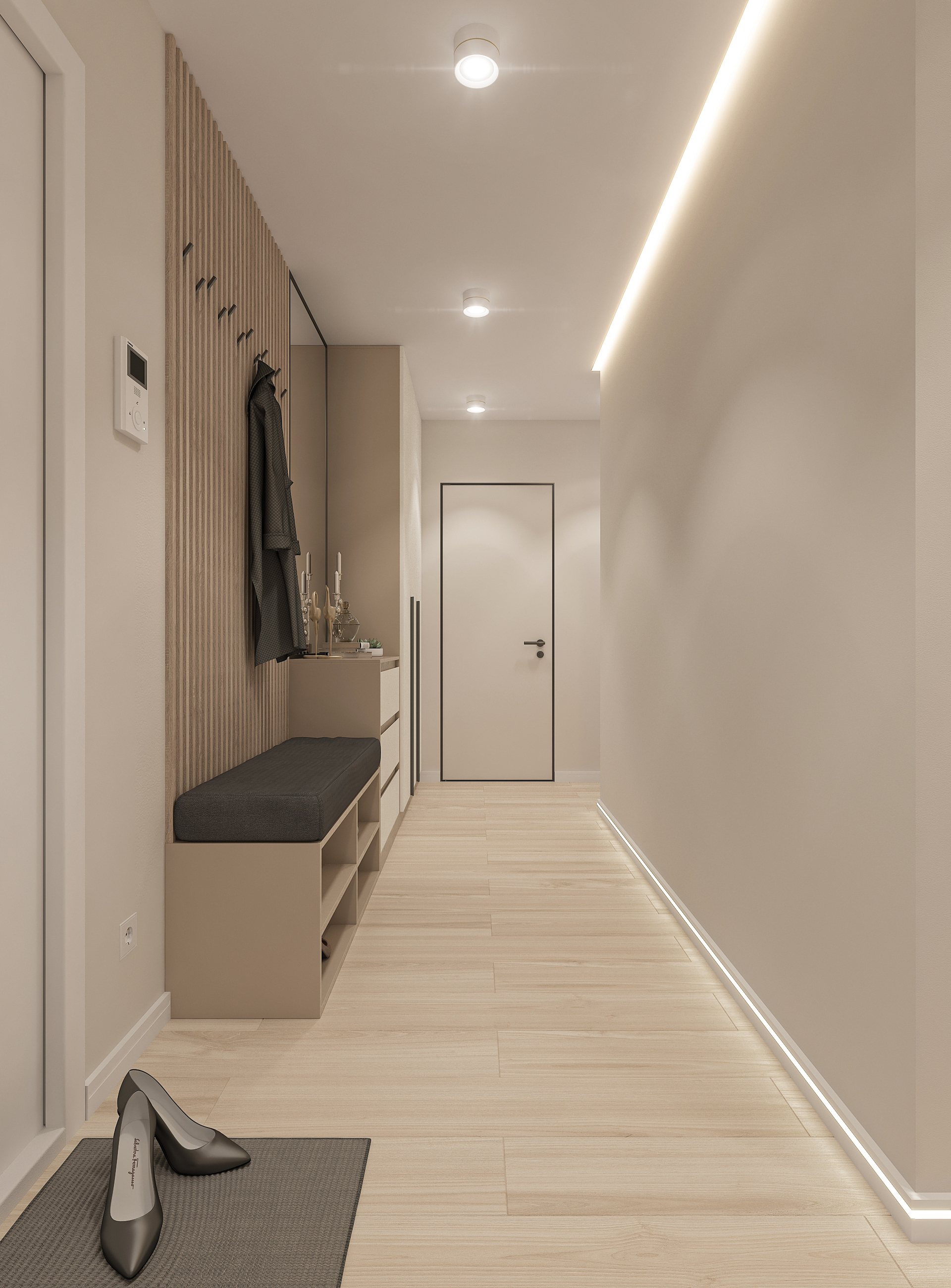 Дизайн-проект двухкомнатной квартиры в ЖК Две Реки в Самаре