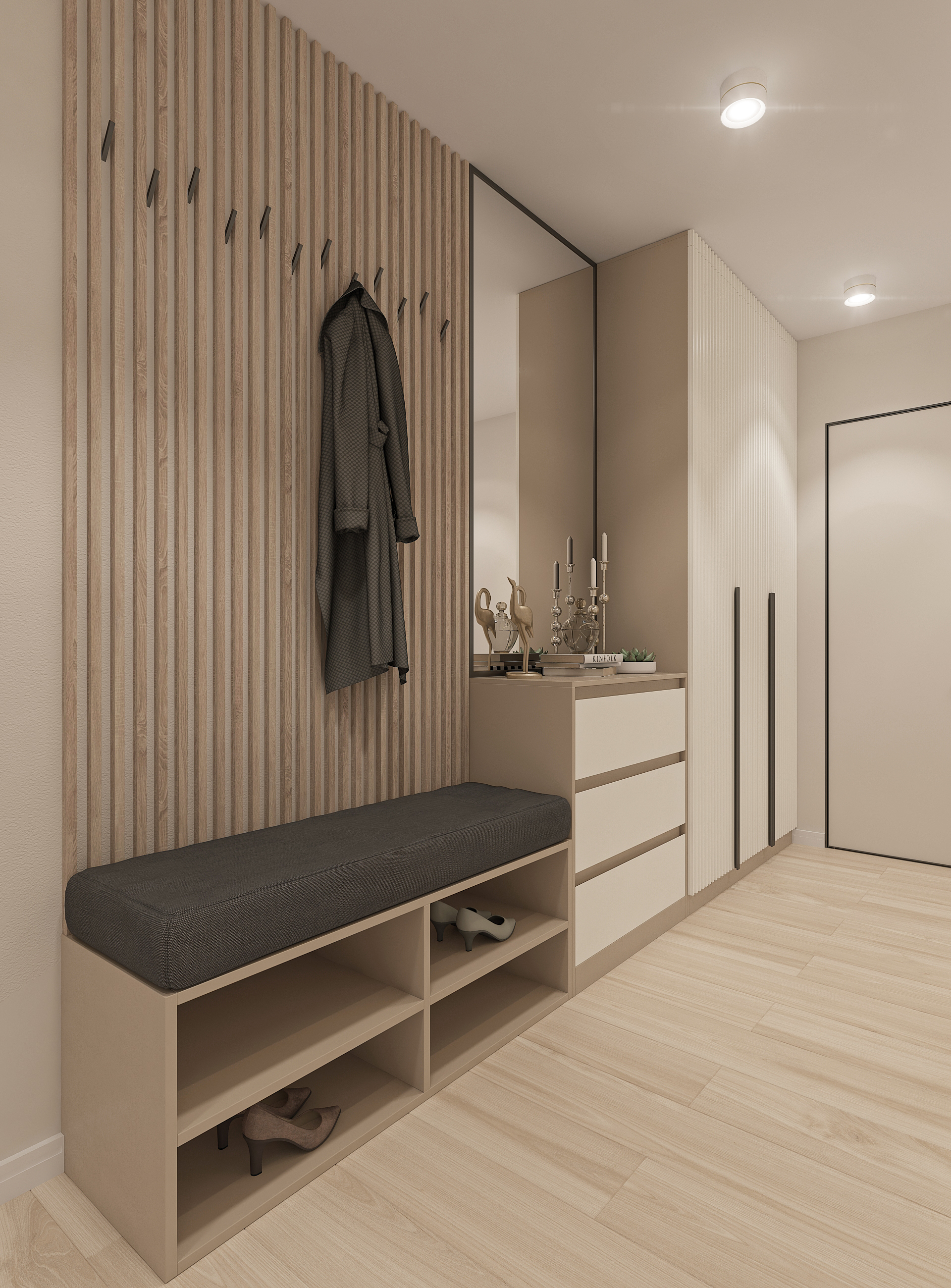 Дизайн-проект двухкомнатной квартиры в ЖК Две Реки в Самаре