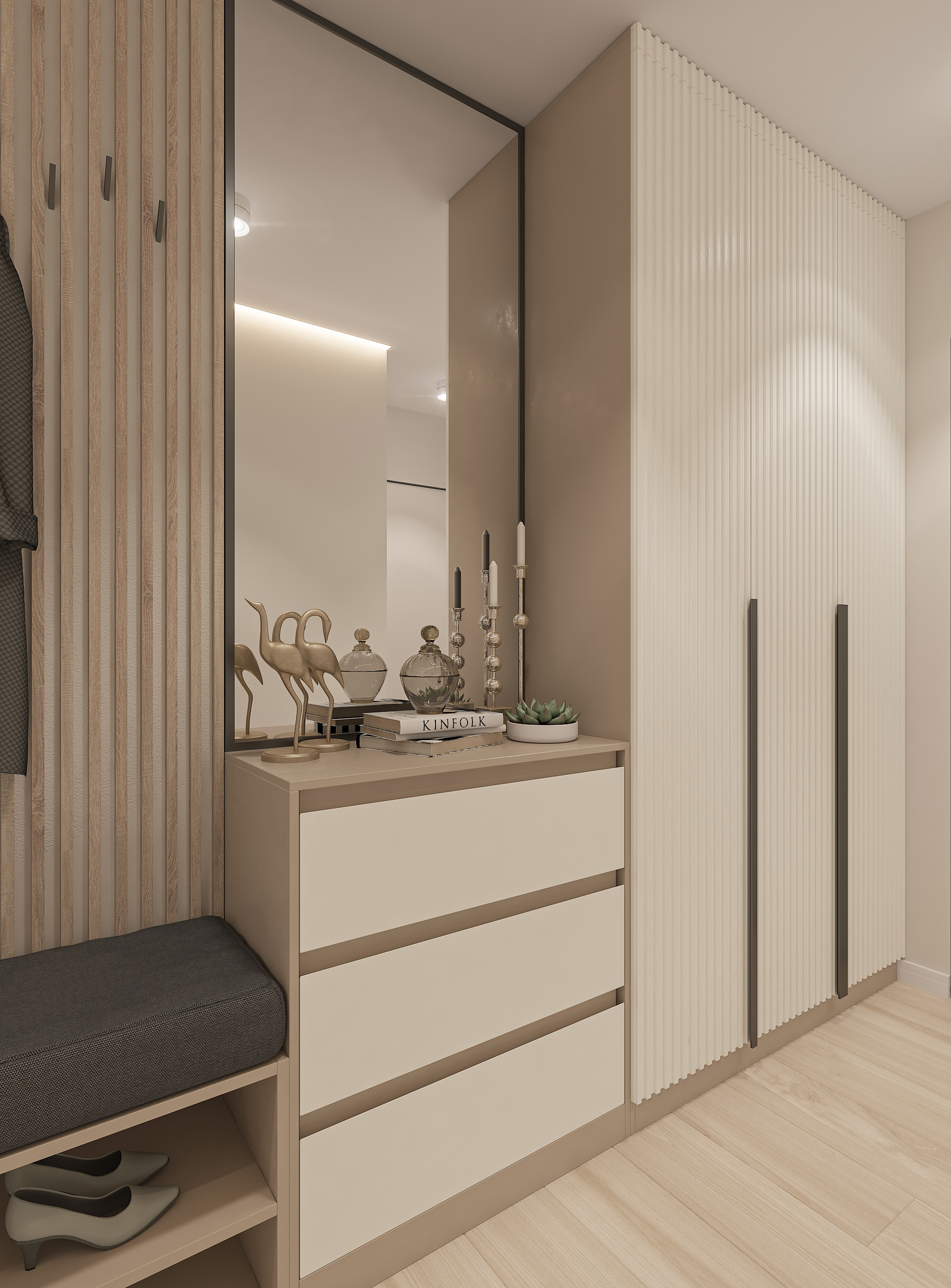 Дизайн-проект двухкомнатной квартиры в ЖК Две Реки в Самаре