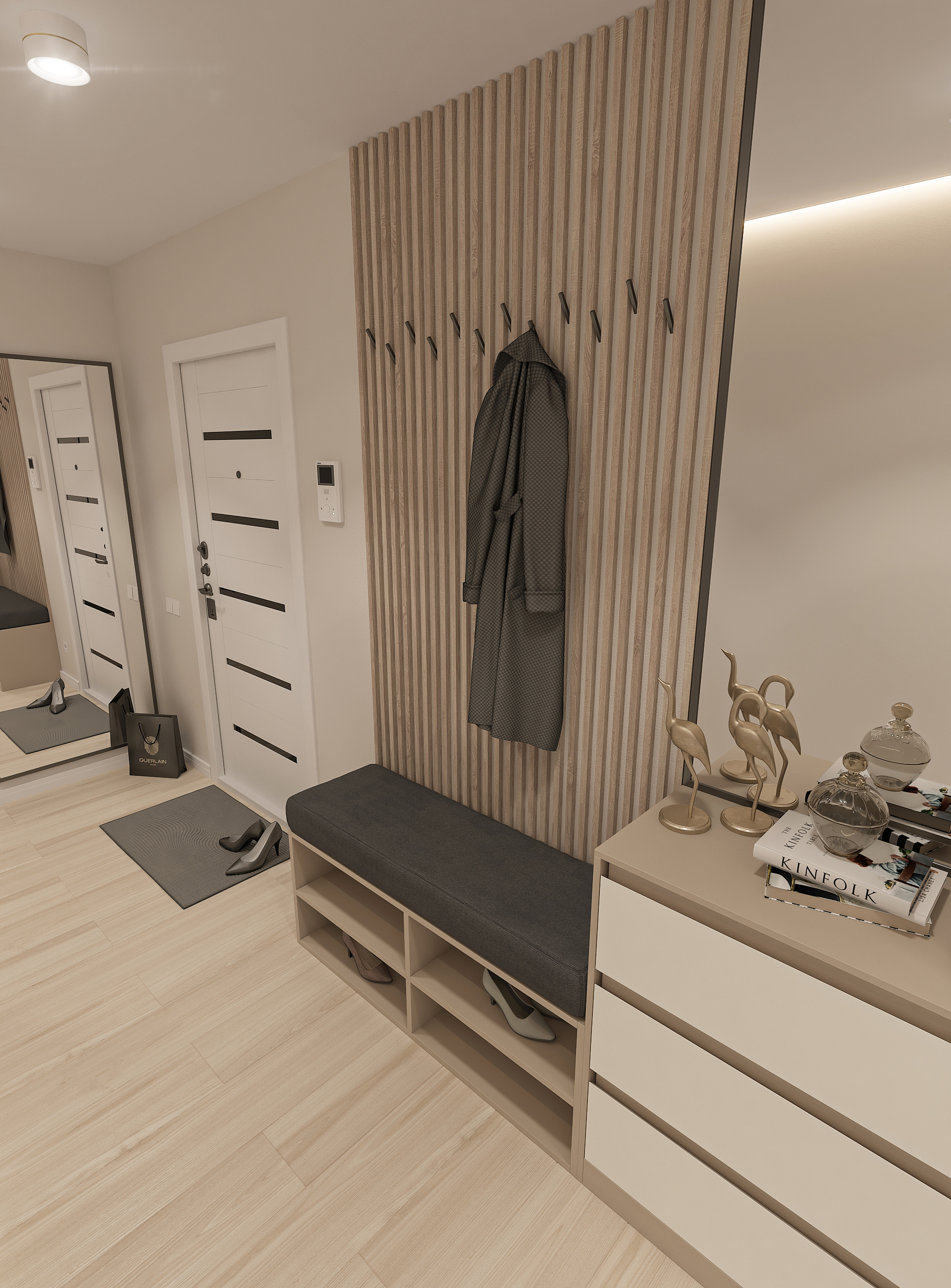 Дизайн-проект двухкомнатной квартиры в ЖК Две Реки в Самаре