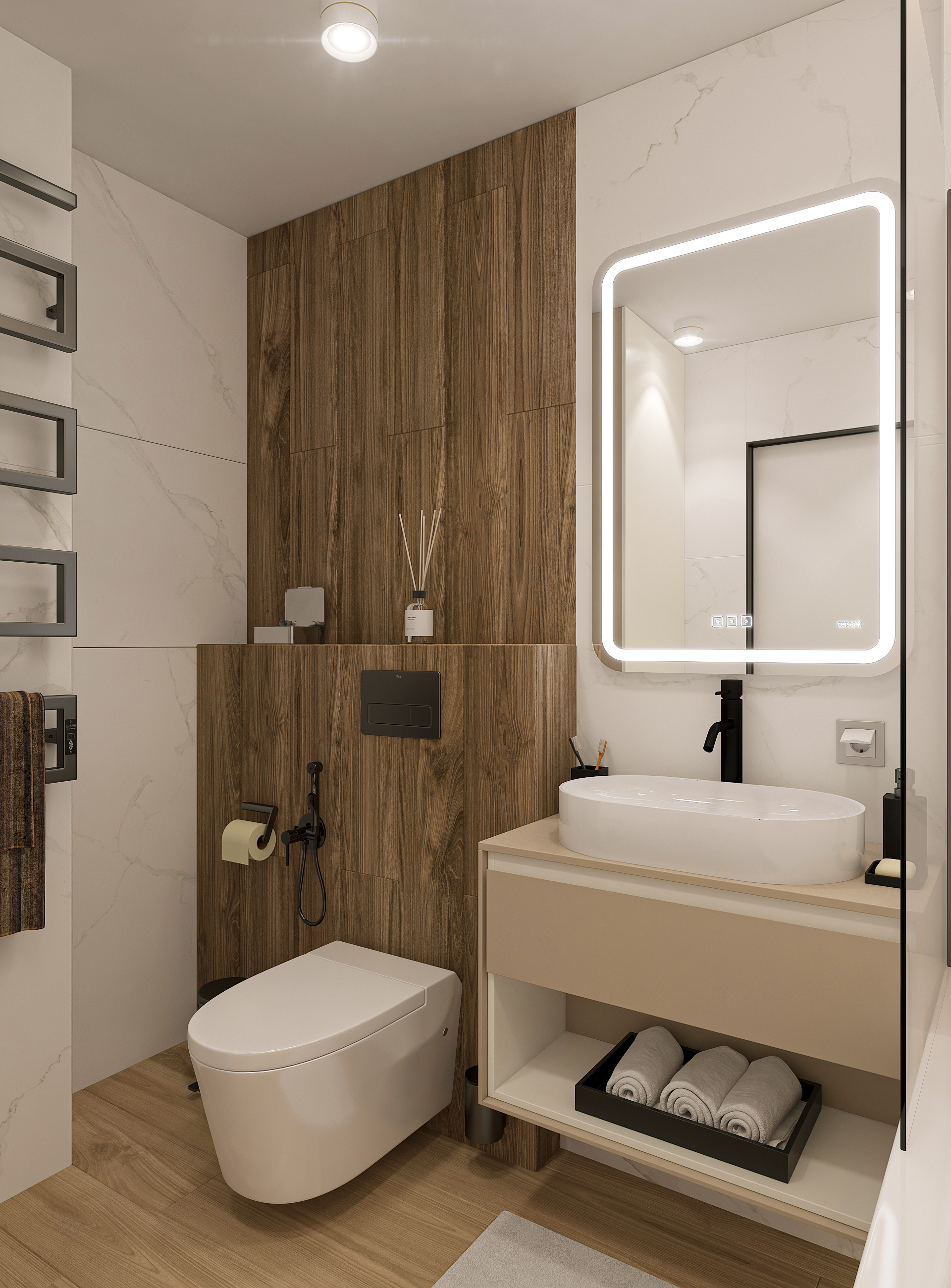 Дизайн-проект двухкомнатной квартиры в ЖК Две Реки в Самаре