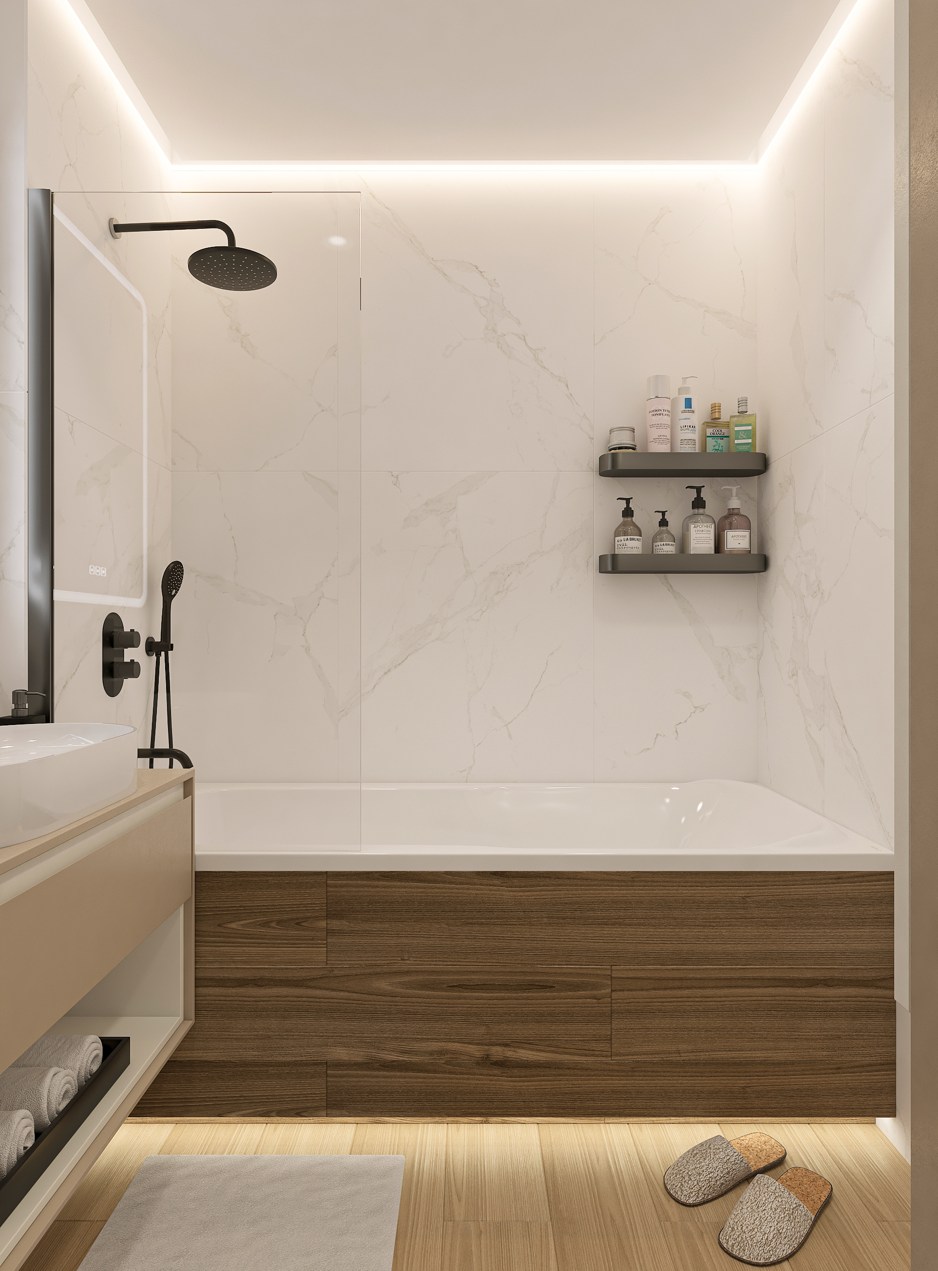 Дизайн-проект двухкомнатной квартиры в ЖК Две Реки в Самаре