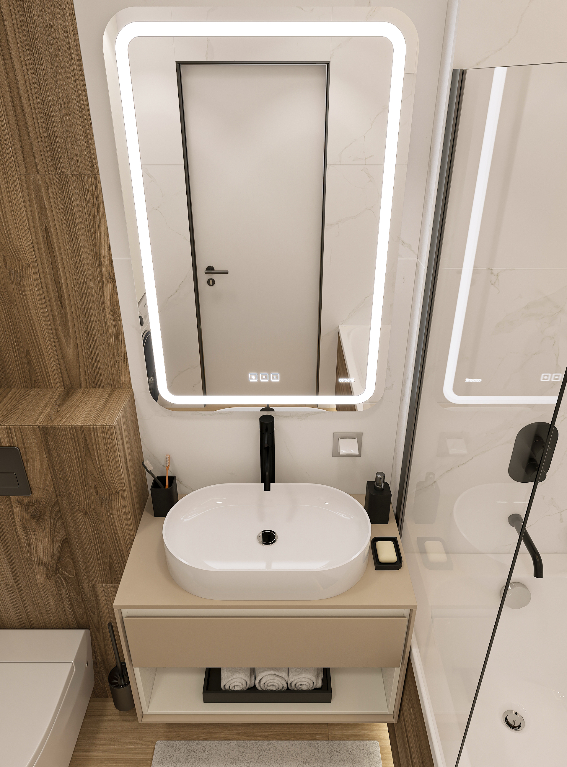 Дизайн-проект двухкомнатной квартиры в ЖК Две Реки в Самаре