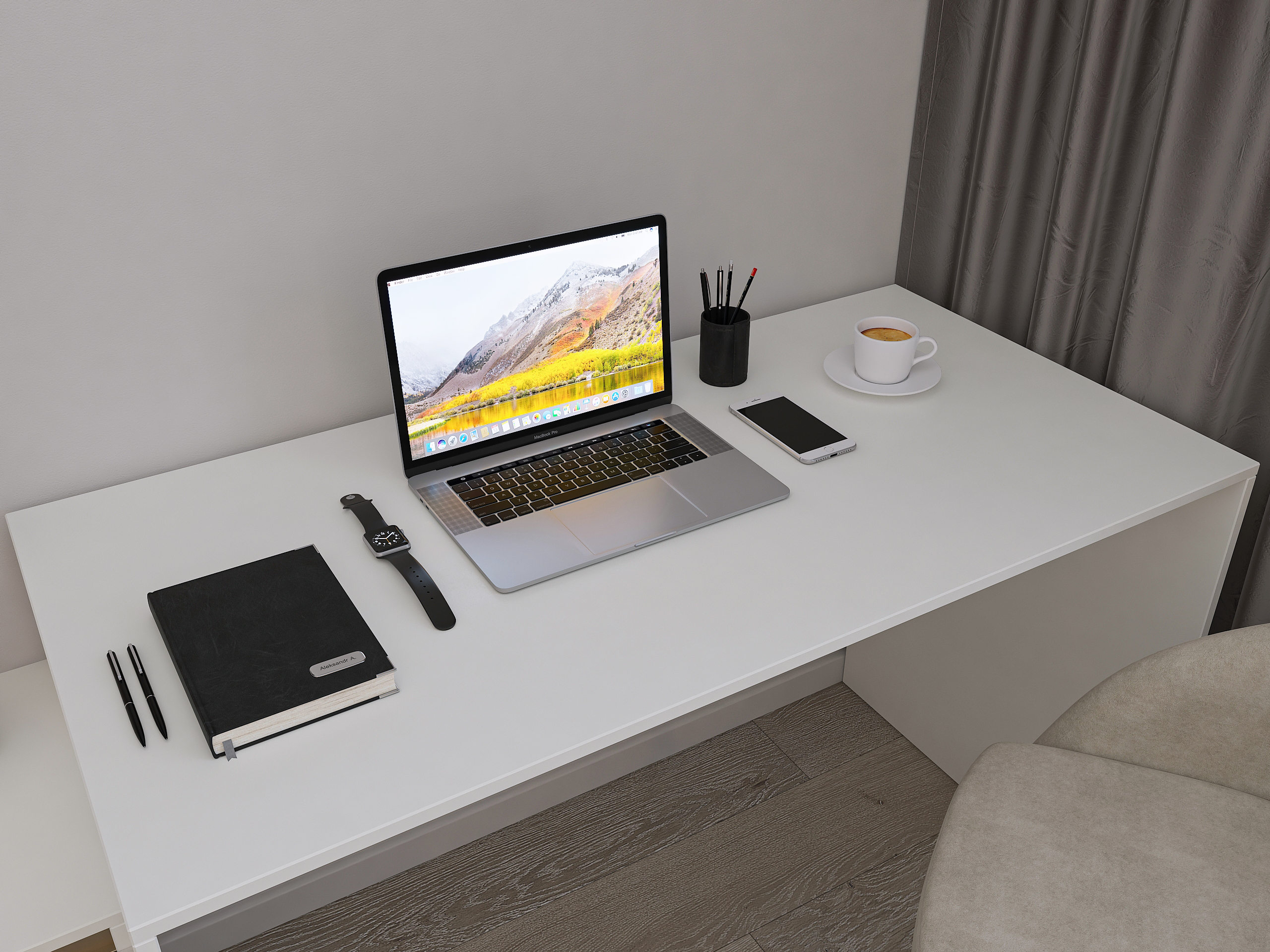 Дизайн-проект трёхкомнатной квартиры для молодой семьи в "ЖК АМГРАД" в Самаре