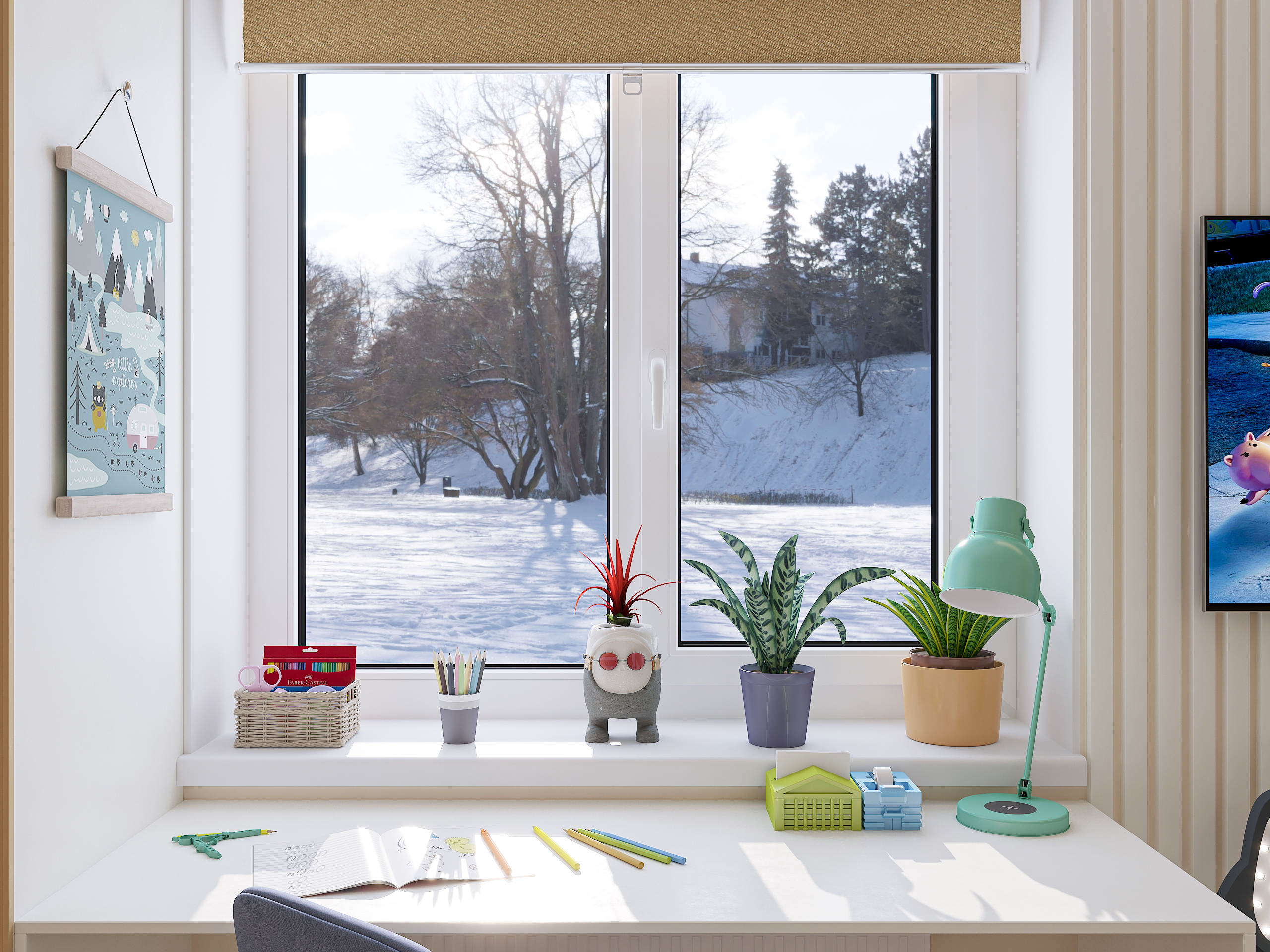 Дизайн-проект трёхкомнатной квартиры для молодой семьи в "ЖК АМГРАД" в Самаре